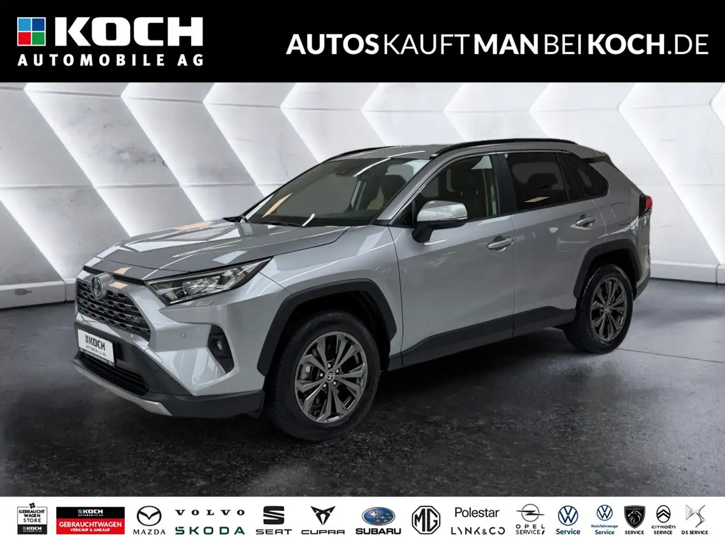 Toyota RAV 4 RAV4 2.5 VVT-i Hybrid Comfort LED ACC R-KAM FSH Silber - 1