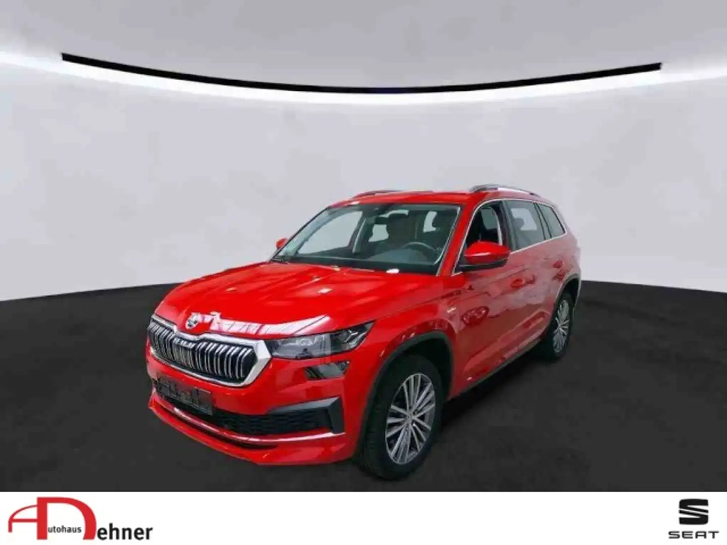 Skoda Kodiaq L&K 4x4 2.0 TDI DSG PANO+AHK+STDHZ+CARPLAY Klima Rot - 1