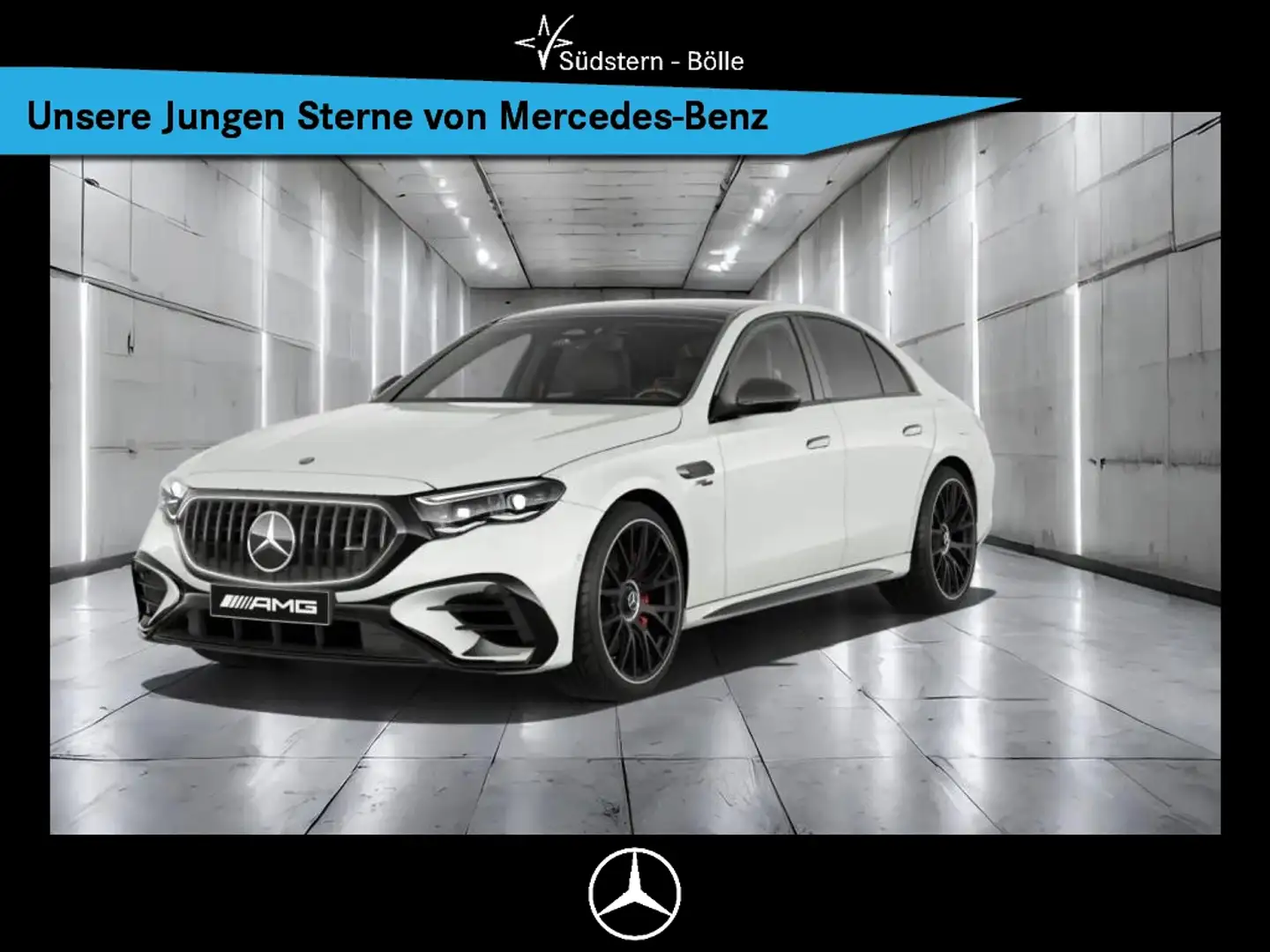Mercedes-Benz E 53 AMG HYBRID 4M+ CARBON+PANO+BURM.+HAL+DIG.L. Weiß - 1