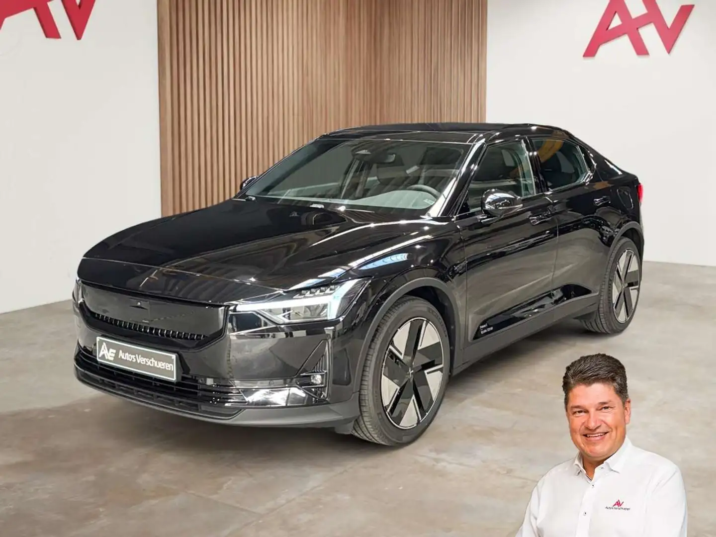 Polestar 2 Single Motor Long Range 82 kWh ** Pano 360 Ca... Noir - 1
