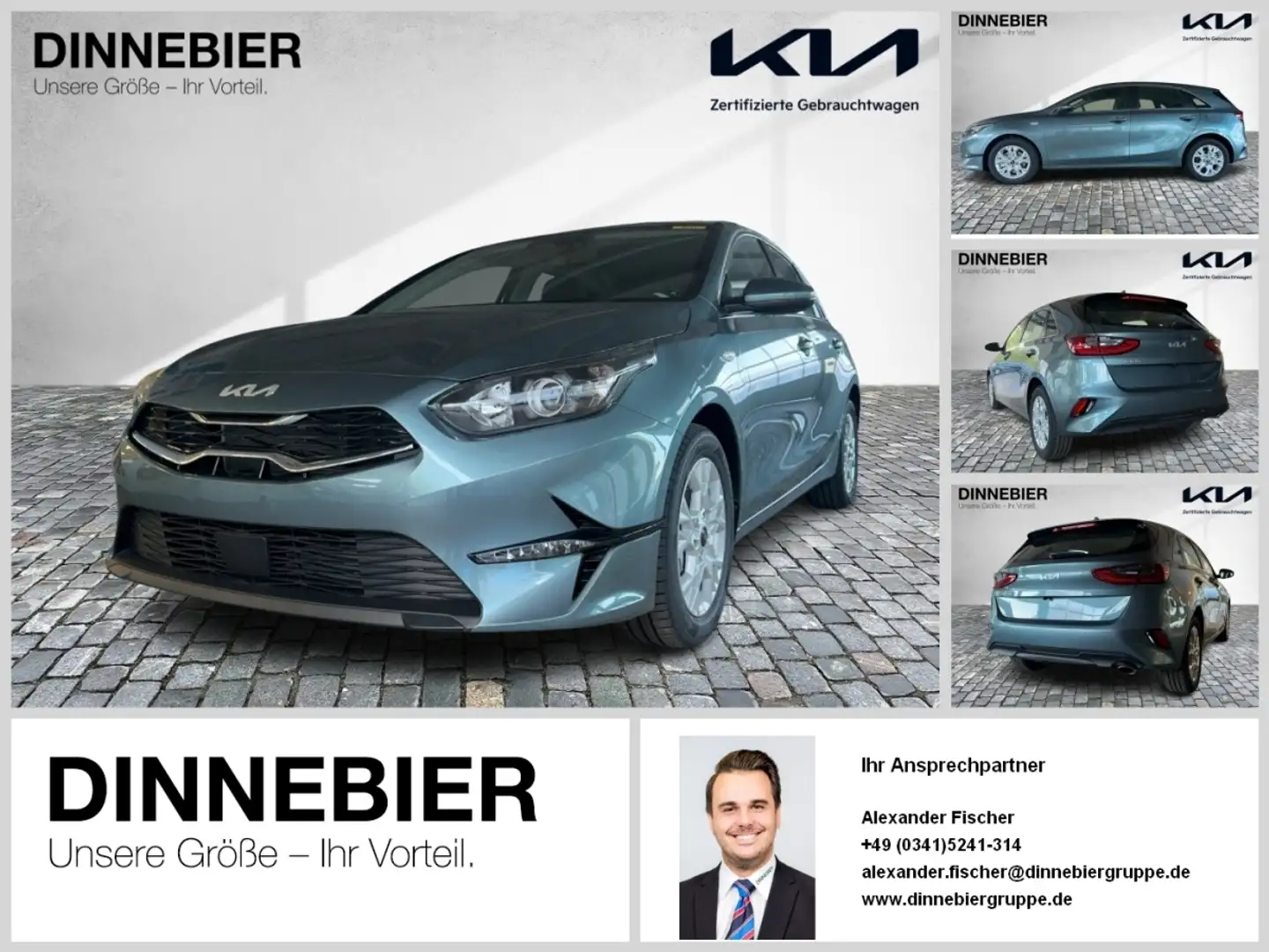 Kia Ceed / cee'd CEED Vision 1.5T Navi+Kamera+SHZ+Klimaautom. Grau - 1