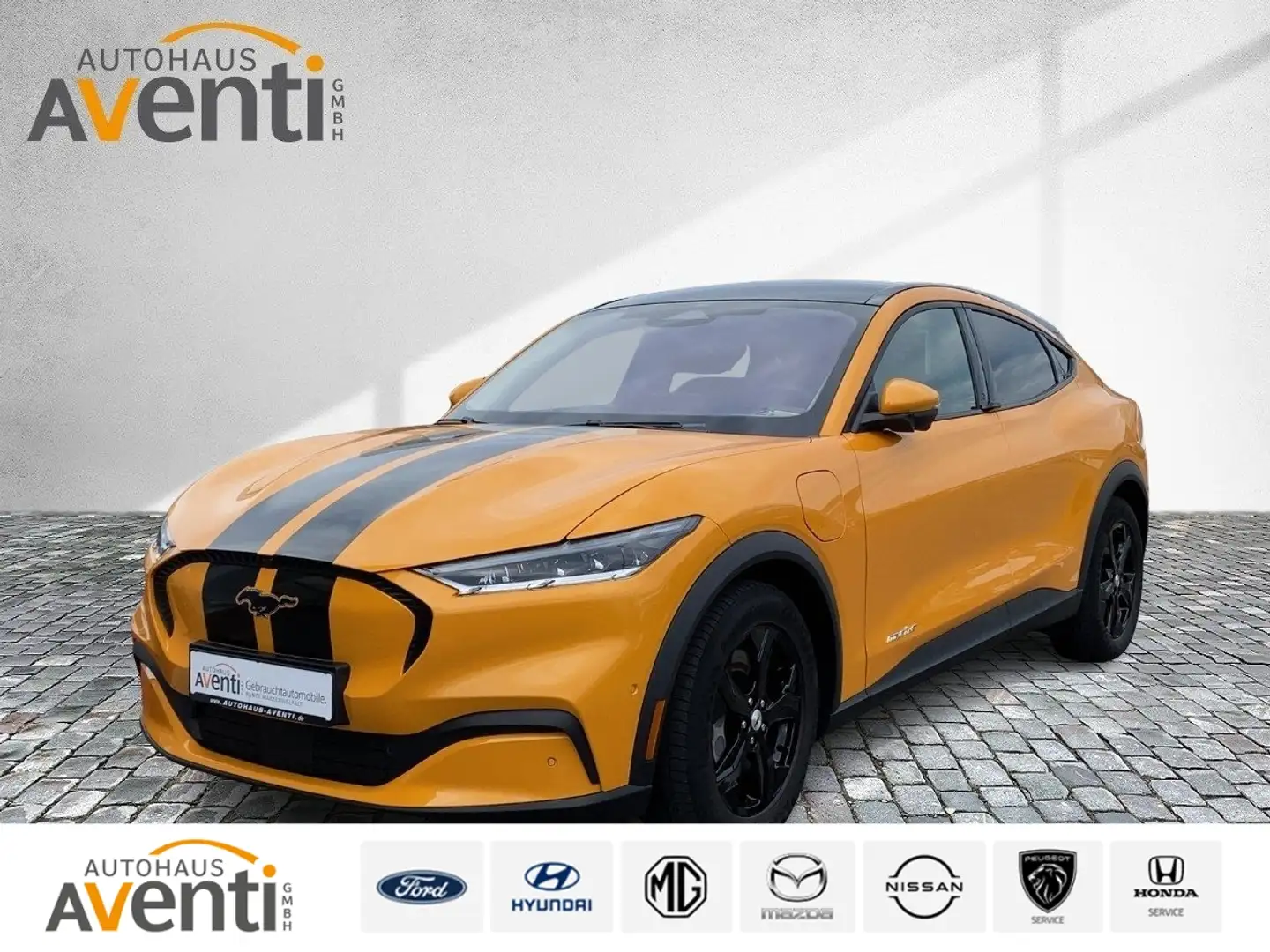 Ford Mustang Mach-E *Pano*ACC*SpurH+SpurW*Park Assist Oranje - 1