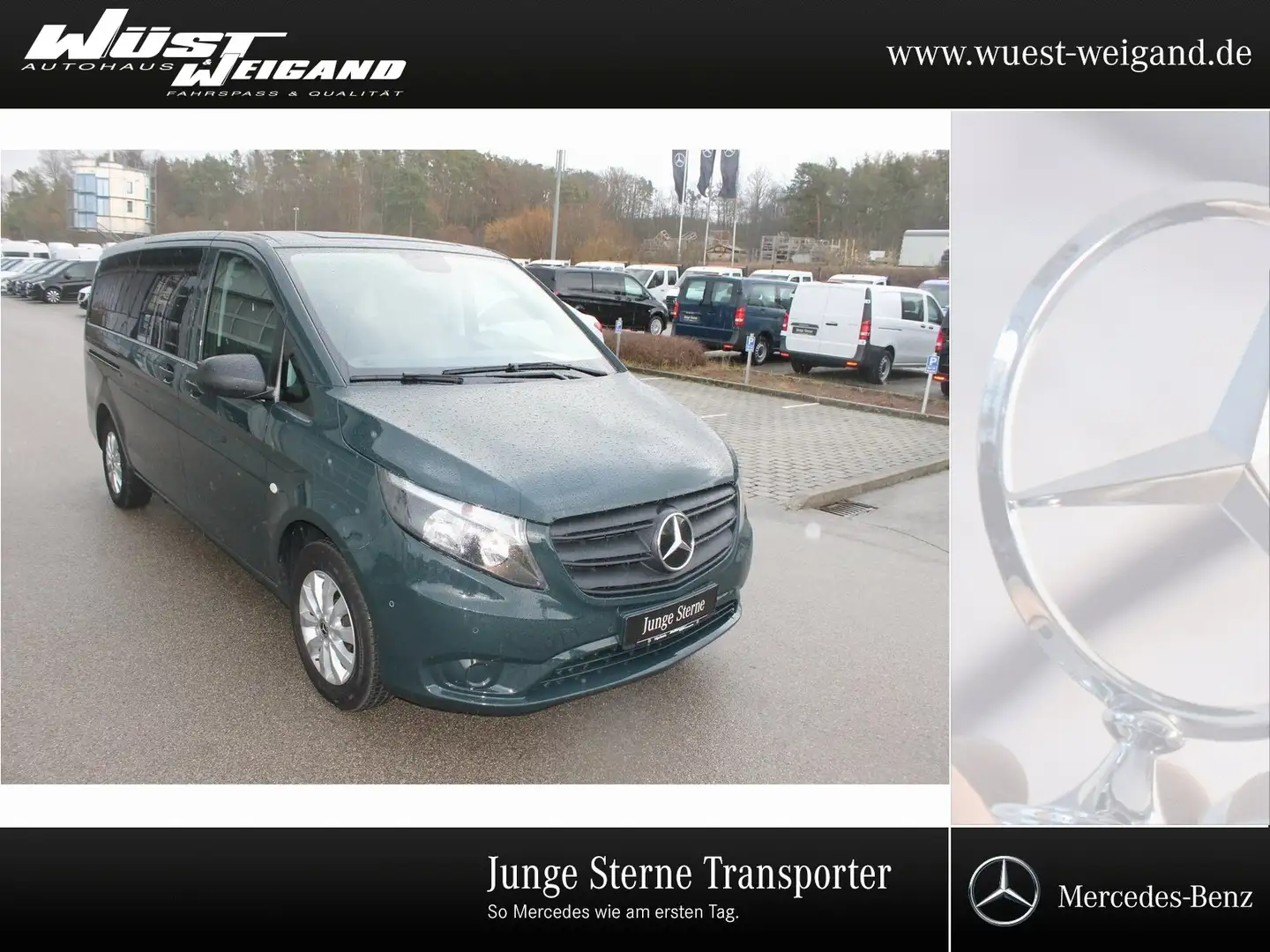 Mercedes-Benz Vito 114 CDI Tourer PRO Lang+Klima+Navi+Kamera+ Grün - 1