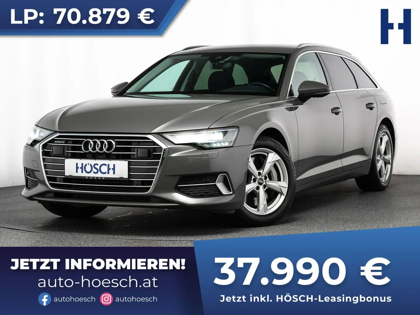 Audi A6 Avant 50 TFSI e quattro sport AHK ASSISTENZ ACC V Grau - 1