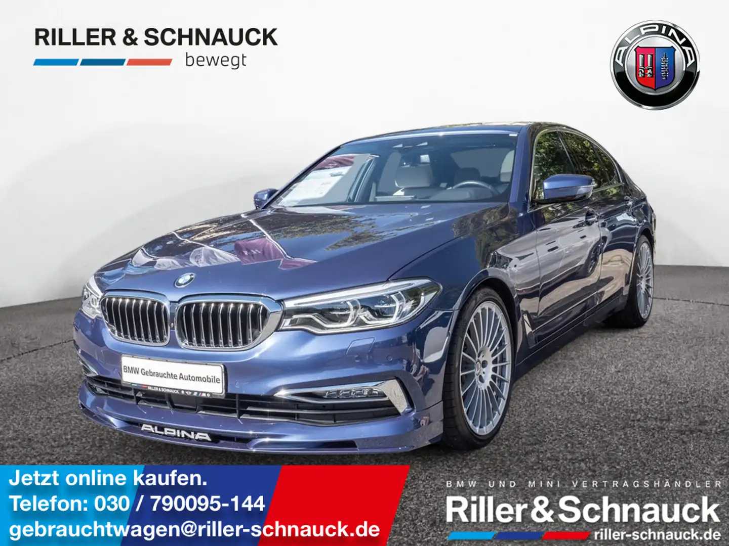 Alpina B5 BITURBO Allrad 360°+STANDHZ+AKTIVSITZ+HUD+ Bleu - 1