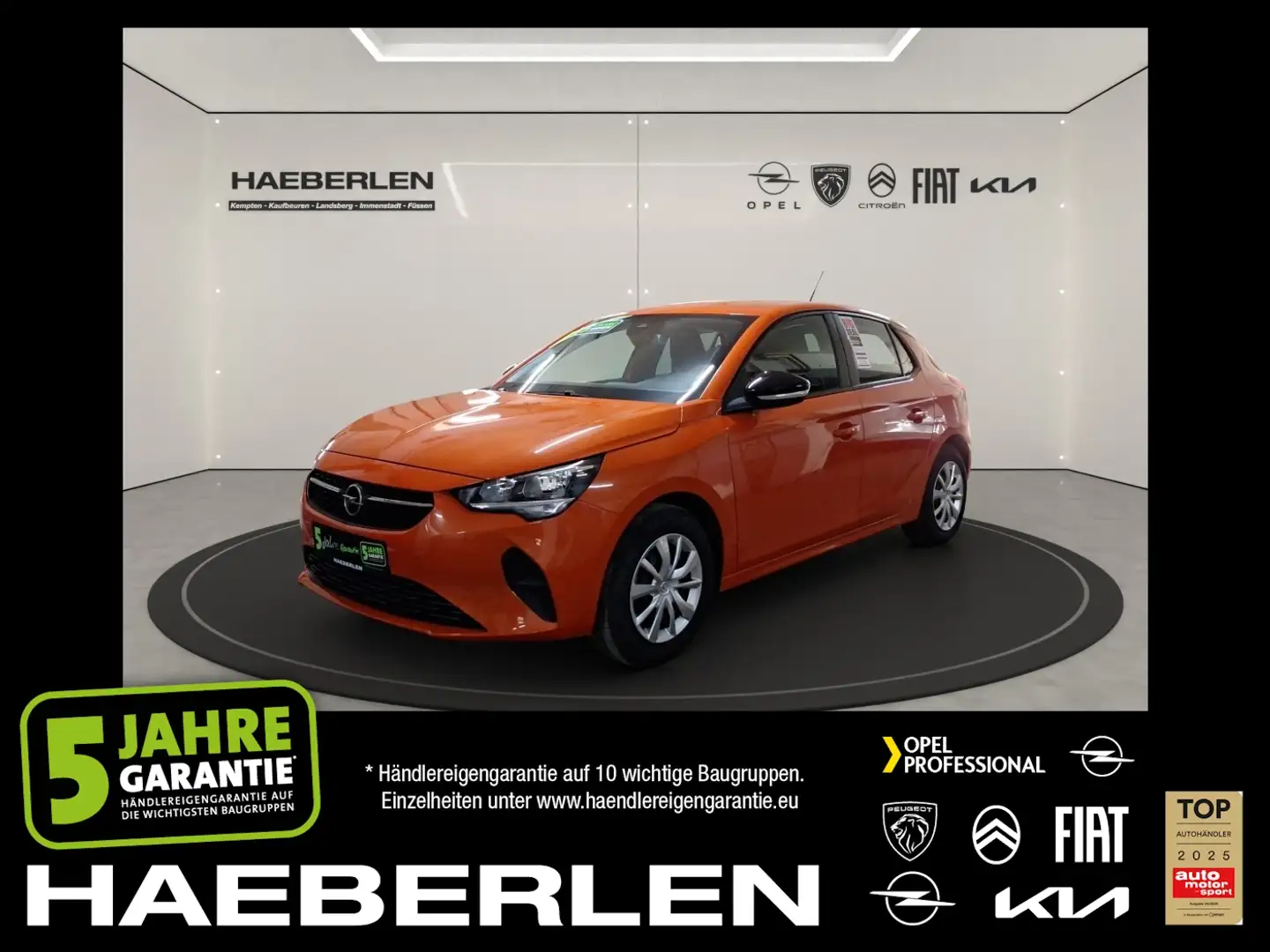 Opel Corsa F 1.2 Edition KAMERA NAV PDC SpurH Portocaliu - 1
