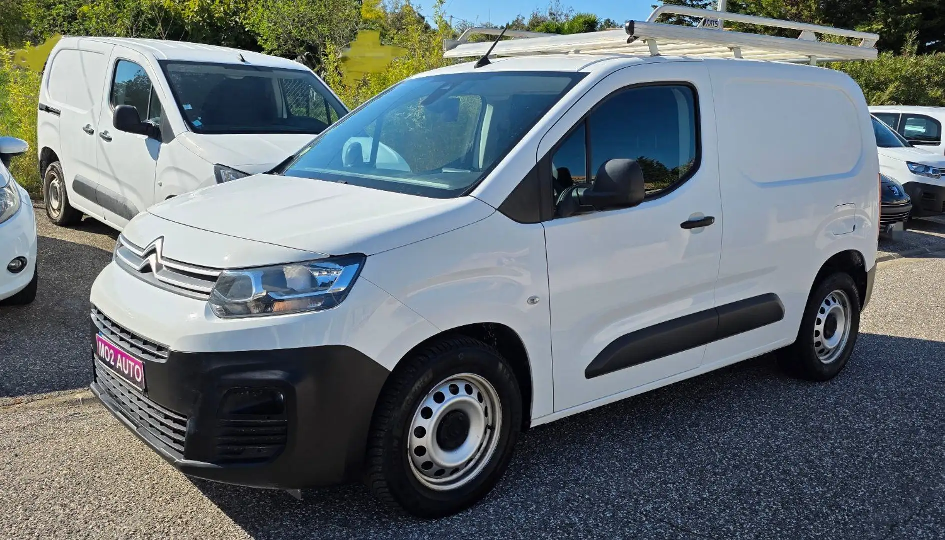 Citroen Berlingo BLUEHDI 100ch 2020 132.000KMS CAM REG GRIP CONTROLE GALERIE RADAR TVA... Blanc - 1