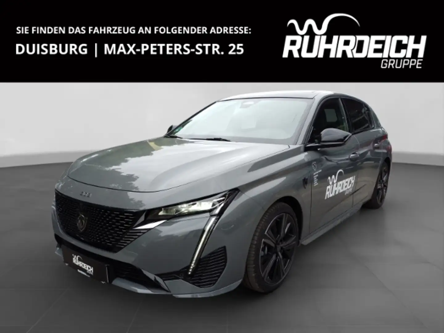 Peugeot 308 Hybrid 136 GT PANO CARPLAY FOCAL RFK SHZ Gris - 1