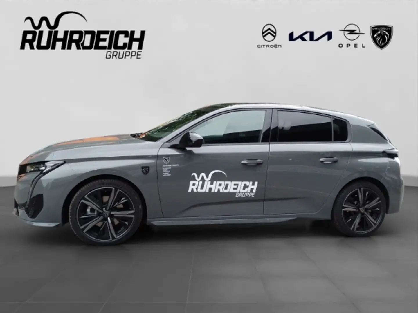 Peugeot 308 Hybrid 136 GT PANO CARPLAY FOCAL RFK SHZ Gris - 2