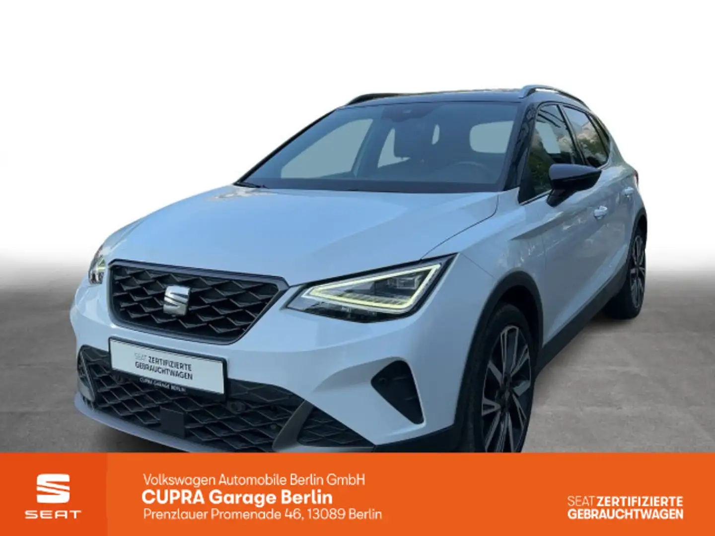 SEAT Arona 1.0 TSI DSG FR Navi LED ACC SHZ PDC Weiß - 1