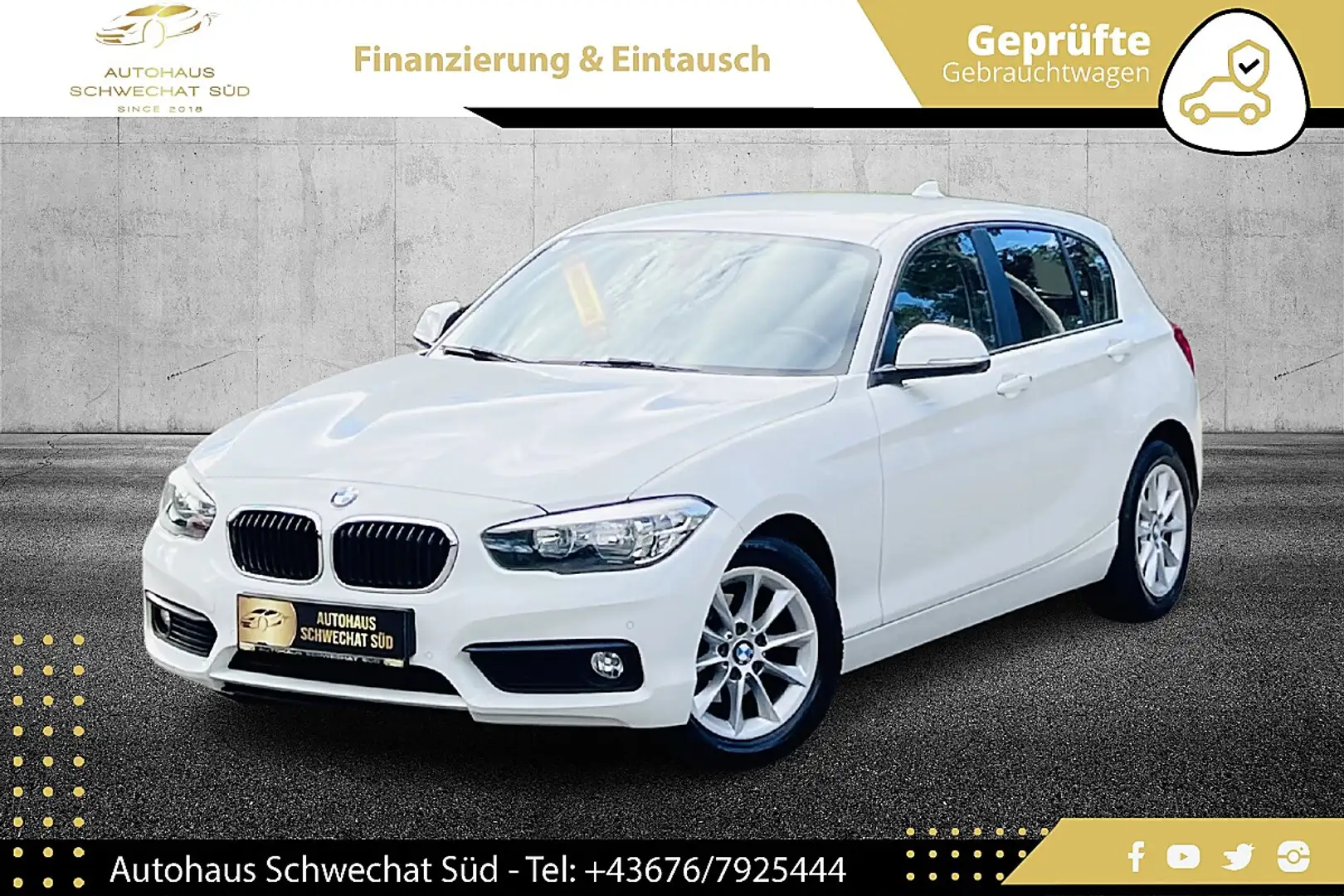 BMW 116 d F20 Österreich-Paket // VIRTUAL-COCKPIT // NA... Weiß - 1