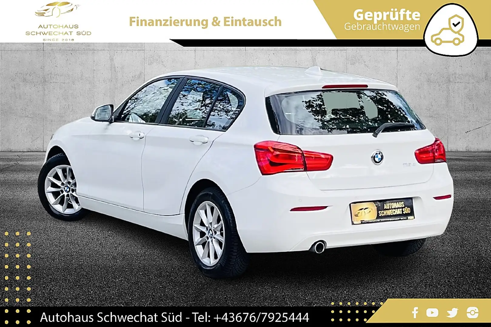 BMW 116 d F20 Österreich-Paket // VIRTUAL-COCKPIT // NA... Weiß - 2