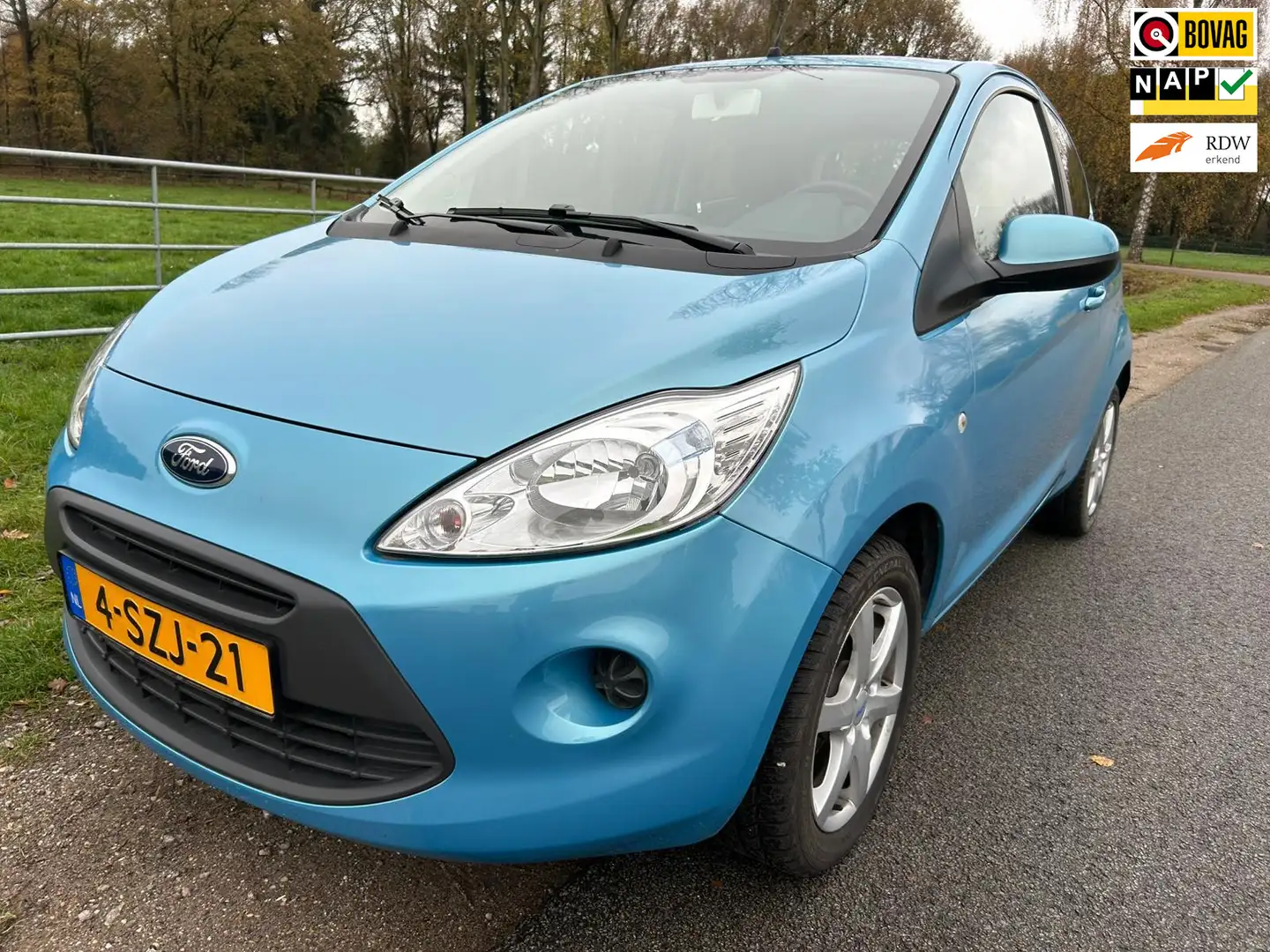 Ford Ka/Ka+ 1.2 Style start/stop dealer ond. airco lichtmetale Bleu - 1