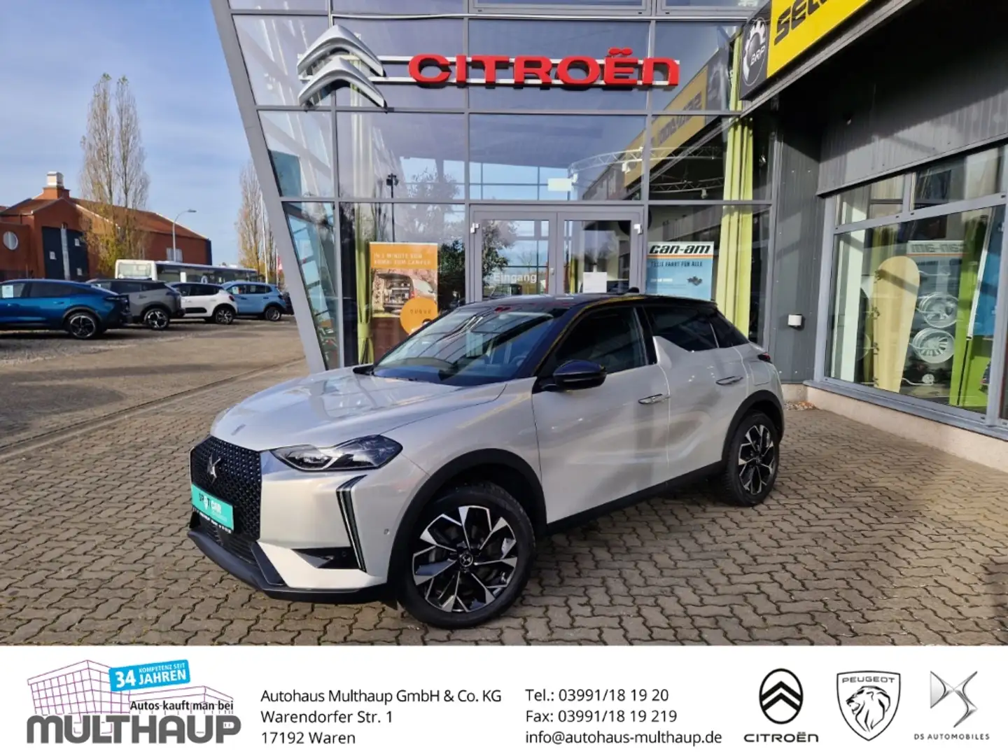 DS Automobiles DS 3 DS Opera PureTech 130 LED Leder SHZ PDC Gris - 1