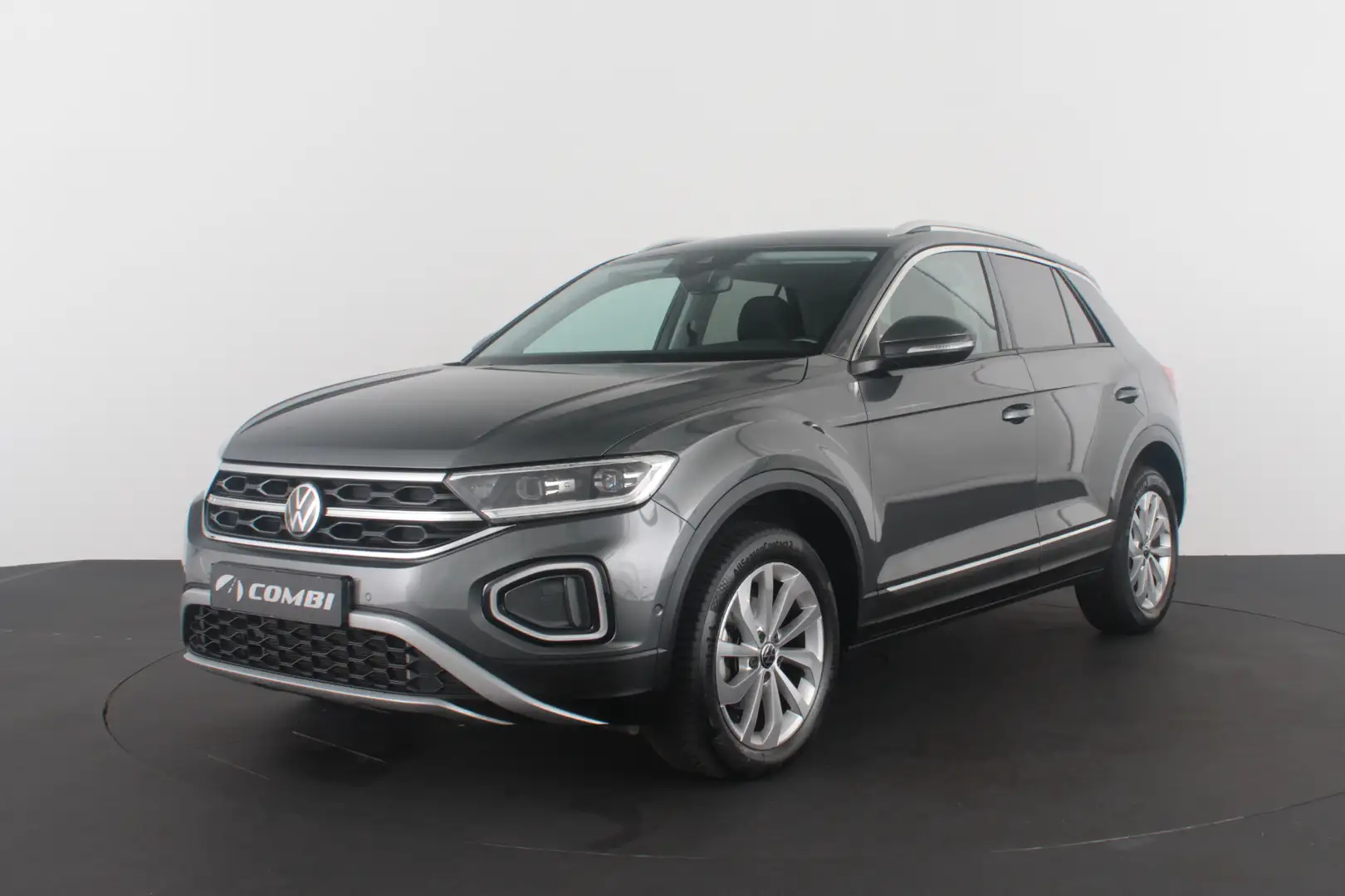 Volkswagen T-Roc 1.5 TSI Style 150pk Camera/Trekhaak/DSG/Stoelverwa Gris - 1