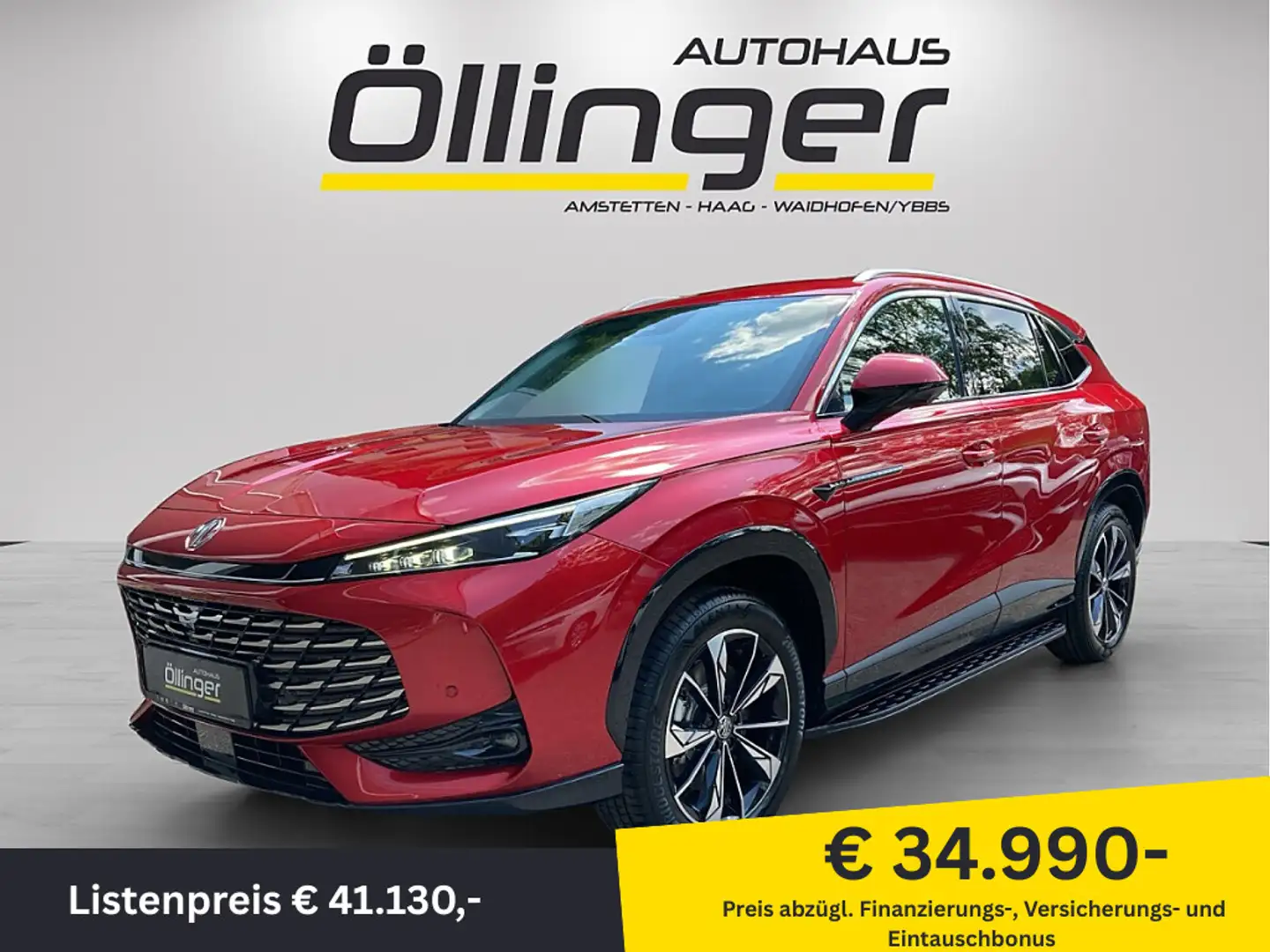 MG HS PHEV+ Luxury 21,4kWh Aut. + Österreich Paket! Rot - 1