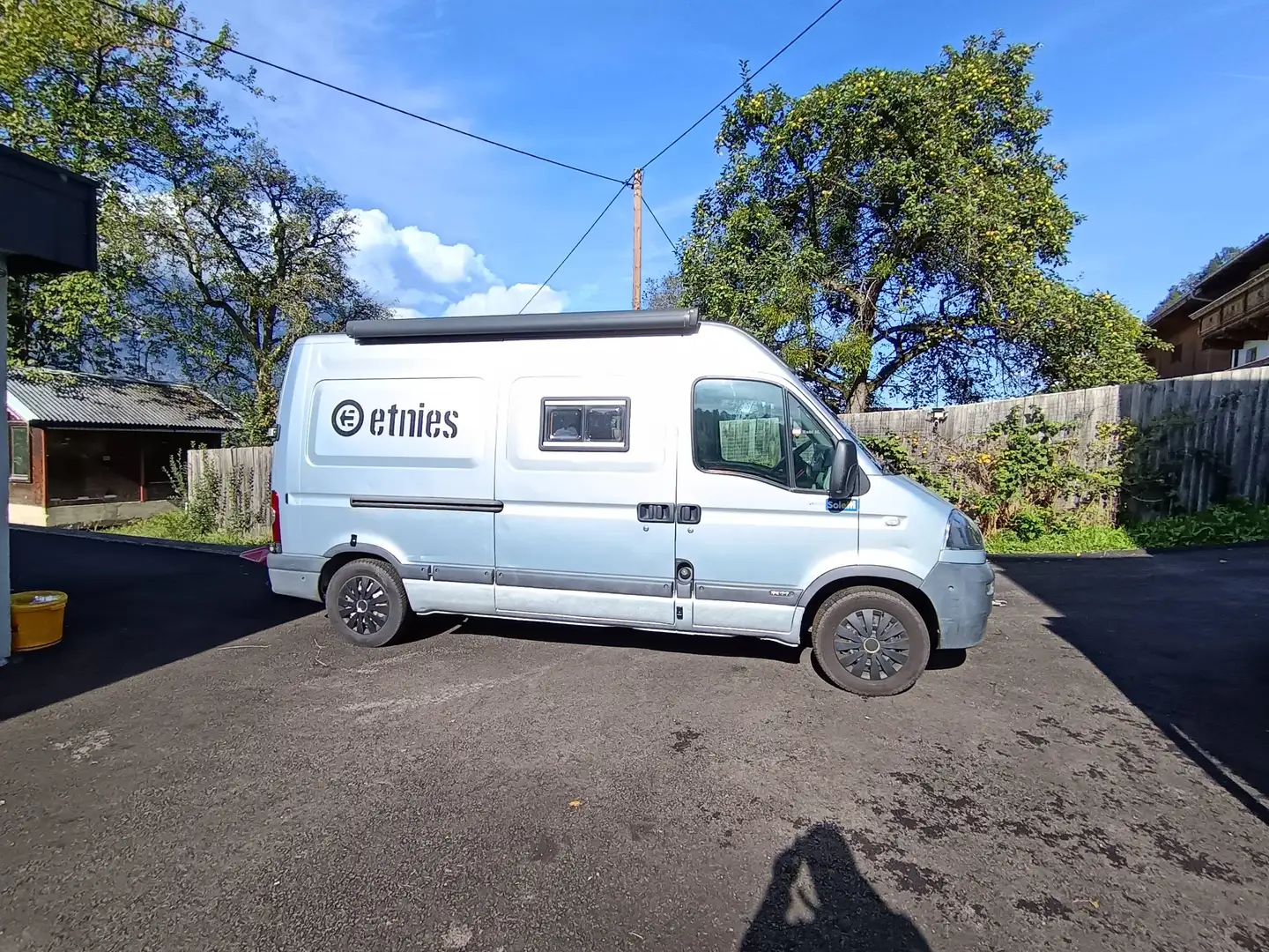 Opel Movano Camper 5 sitzer 5 Schlafplätze frisches pickerl b Führerschein Silber - 1