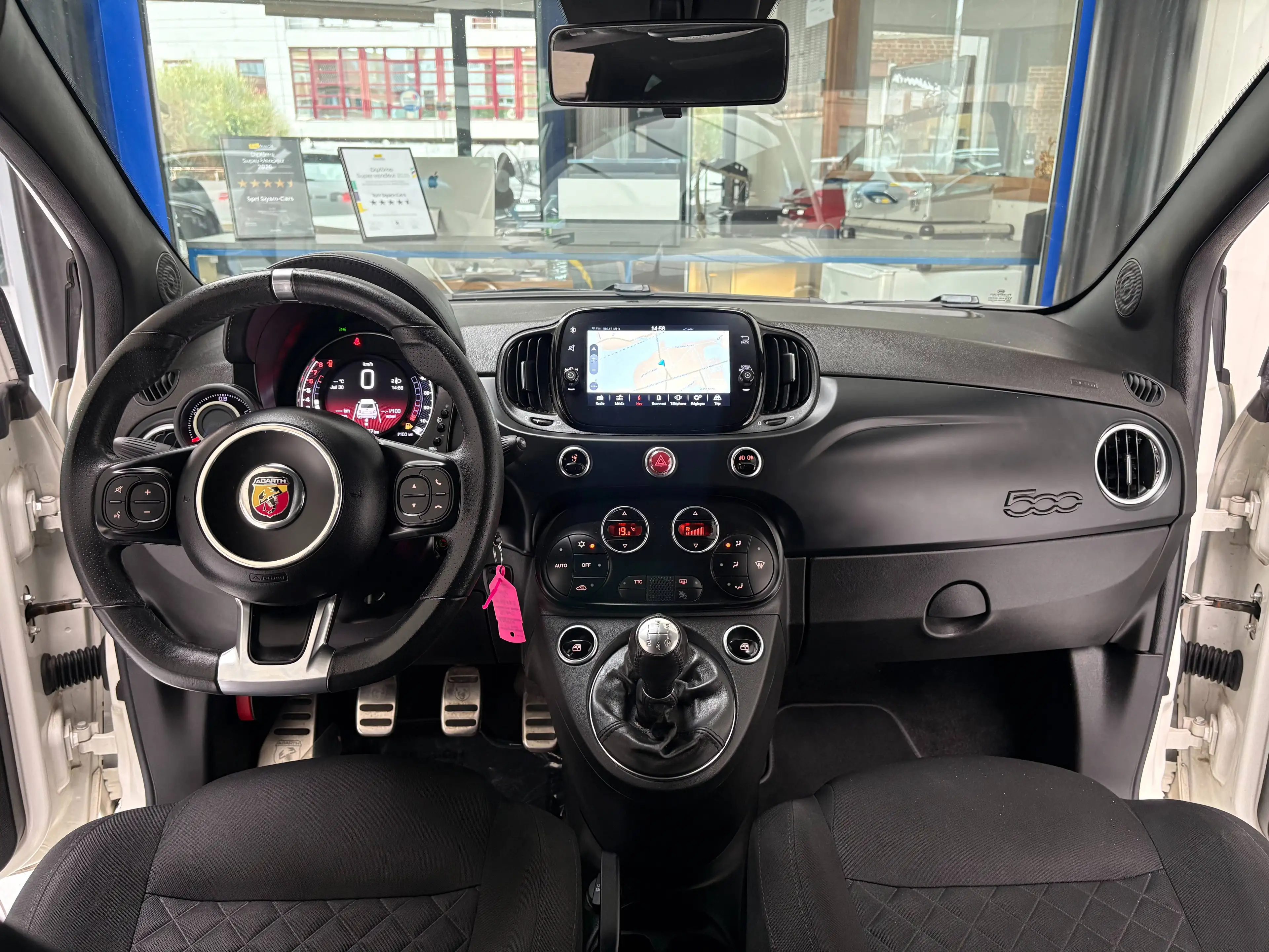 Fiat 500 Abarth 1.4i *F595 * GPS * PDC * JANTES * CARNET * SPORT * — photo 9