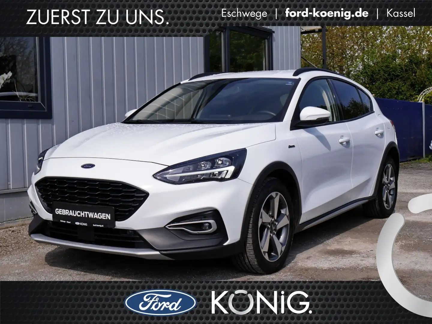 Ford Focus Active 1.0 EB MHEV LED+DAB+Lenkrad heizbar Klima Weiß - 1