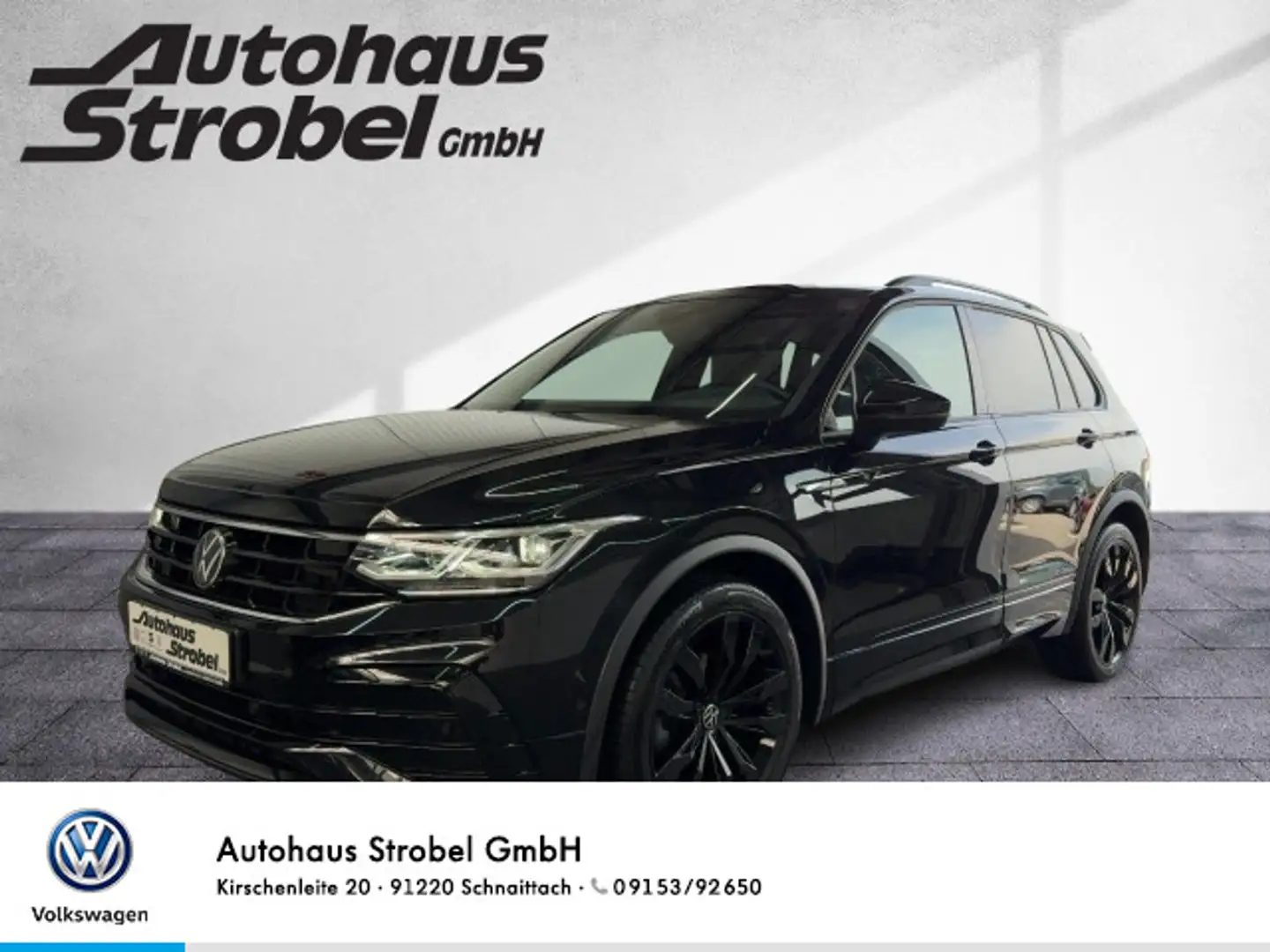Volkswagen Tiguan 1.5 TSI DSG "BLACK STYLE" R-Line ACC Navi Noir - 1