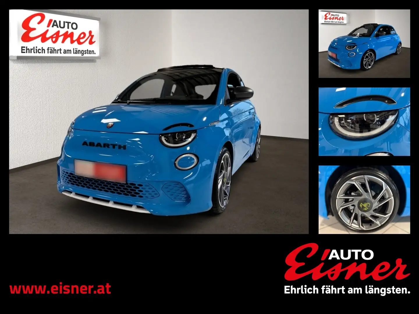 Abarth 500e CABRIO Sondermodell Blau - 1
