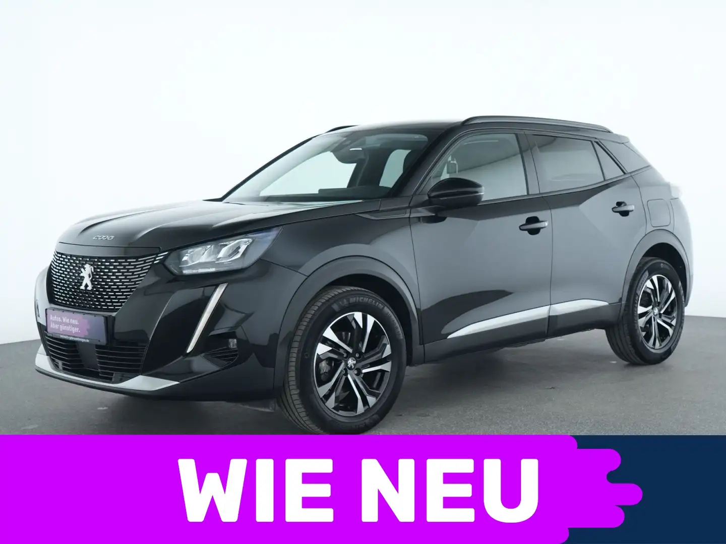 Peugeot 2008 Allure Pack LED|Kamera|Navi|Tempomat|SHZ Schwarz - 1