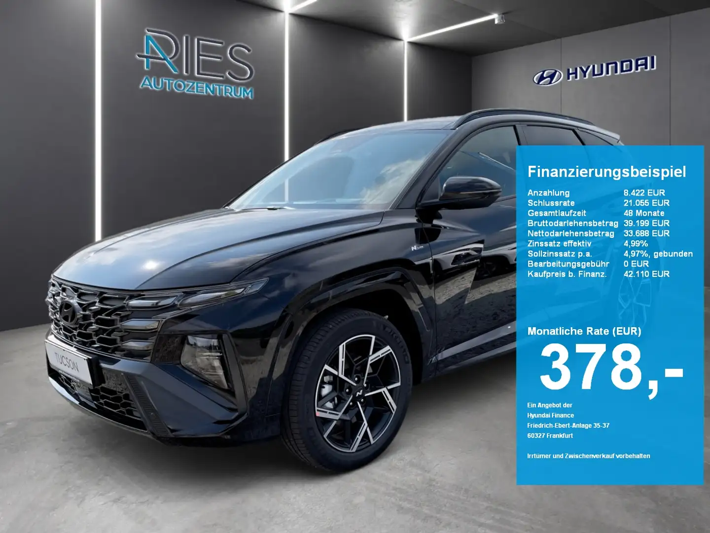 Hyundai TUCSON 1.6 T-GDi *LED*NAVI*CARPLAY*RVM*LKA* Noir - 1