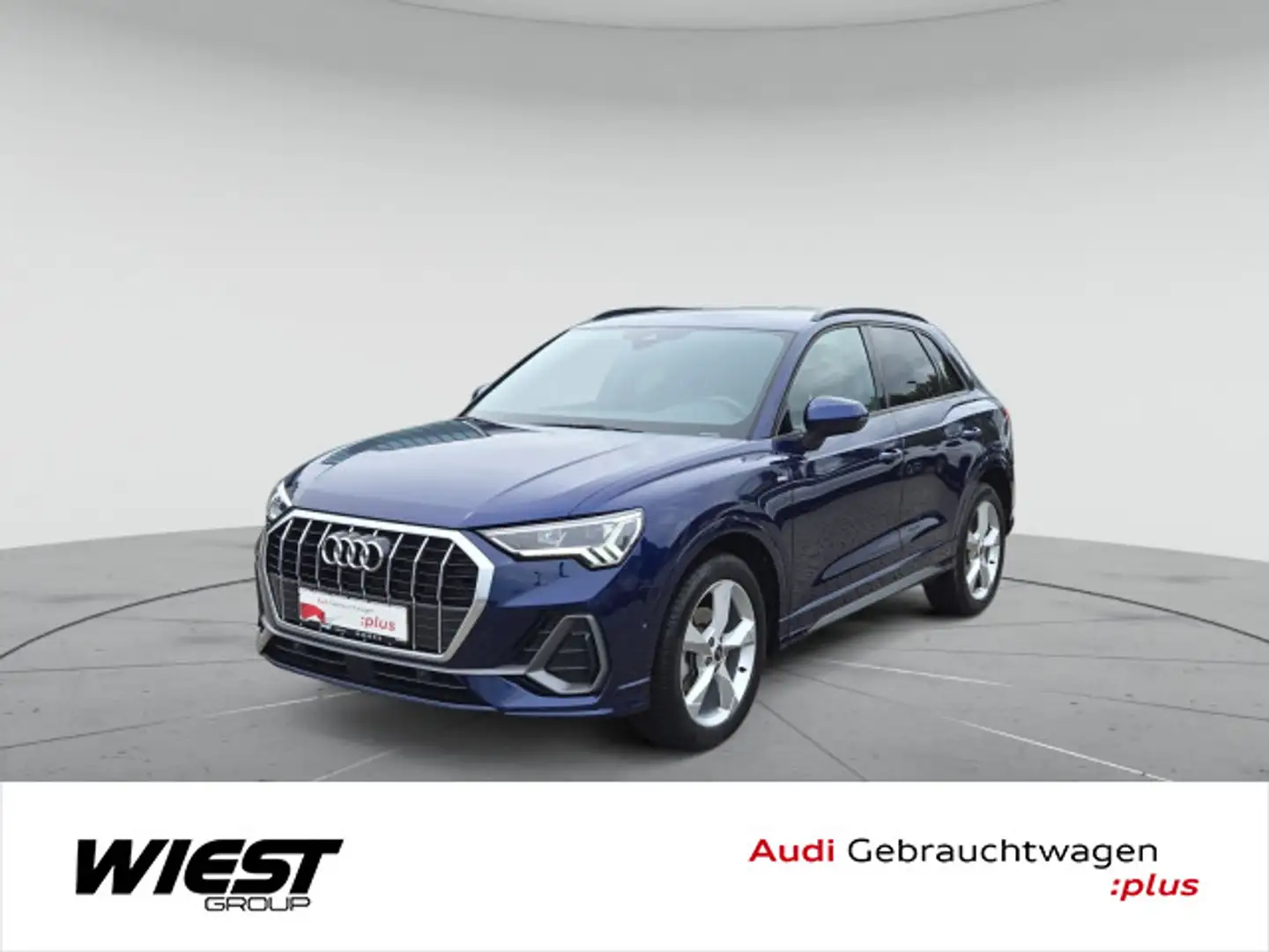 Audi Q3 S line 35 TFSI S tronic, LED/AHK/VIRTUAL/KAM/ Blau - 1