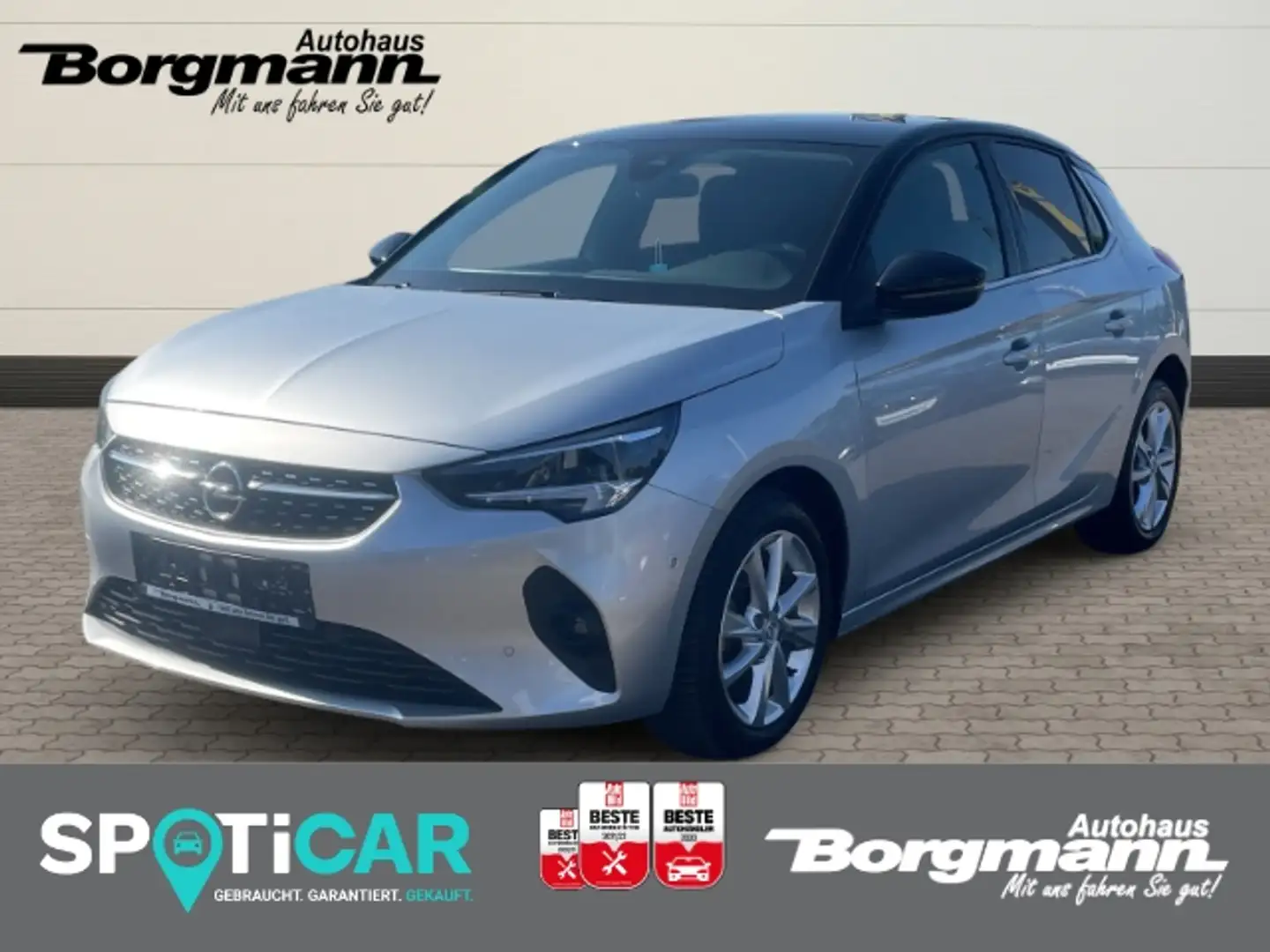 Opel Corsa Elegance 1.2 Turbo Rückfahrkamera - Bluetooth - Si Argent - 1