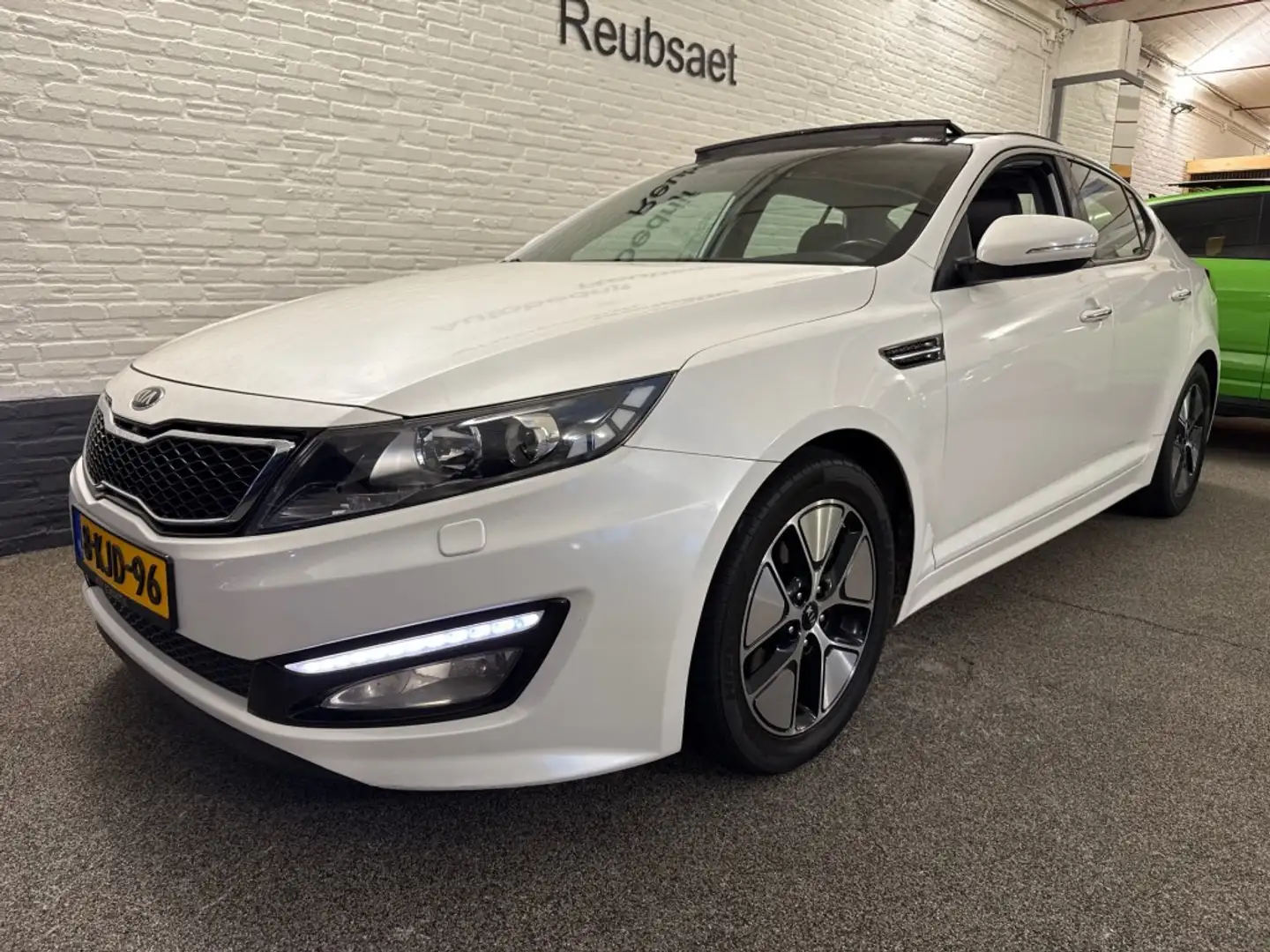 Kia Optima 2.0 CVVT Hybrid Super Pack Nap Panodak Leder Memor Blanc - 2
