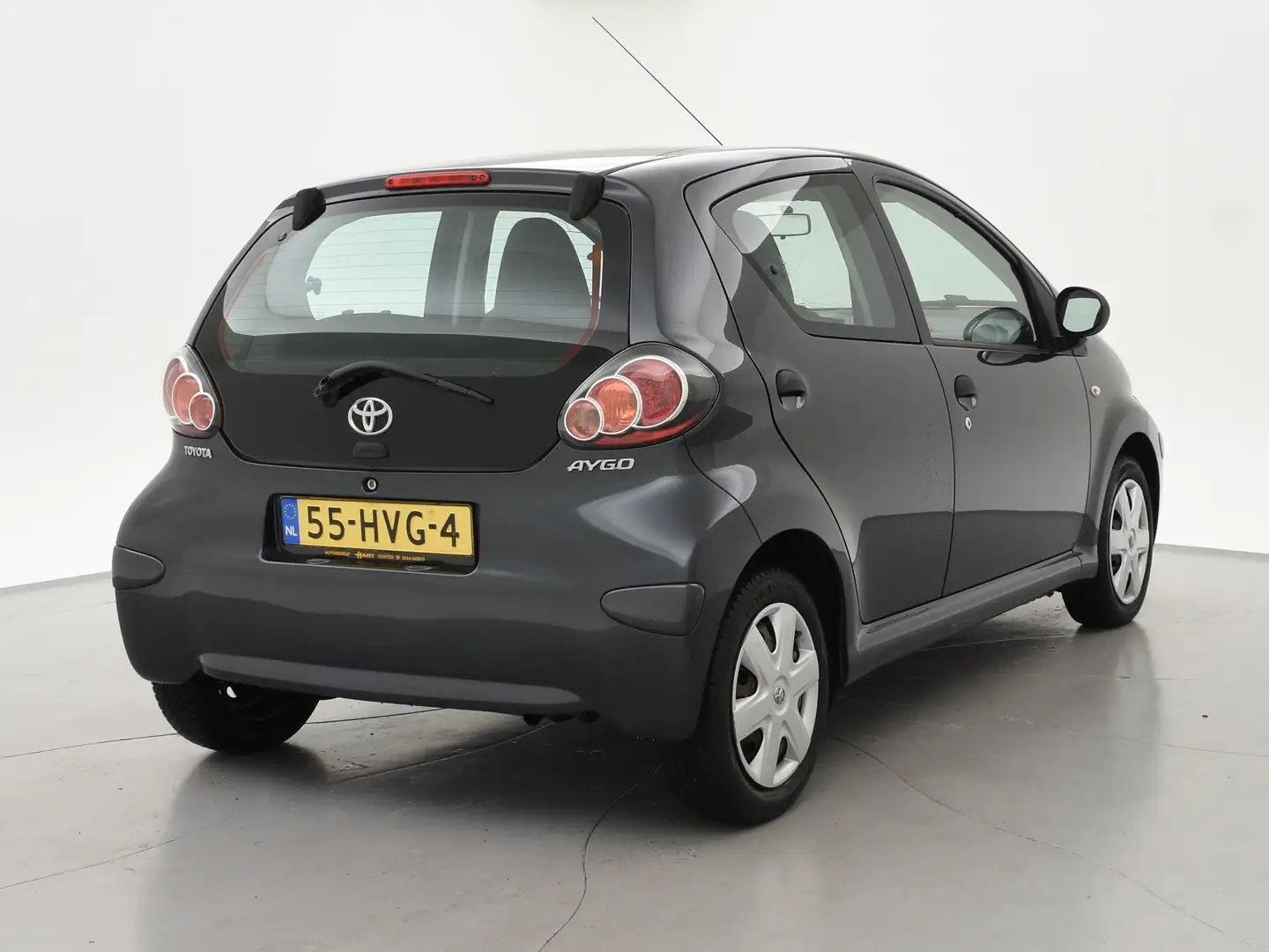 Toyota Aygo 1.0-12V 5-DEURS ACCESS ORIG. NL ANTRACIET METALLIC siva - 2