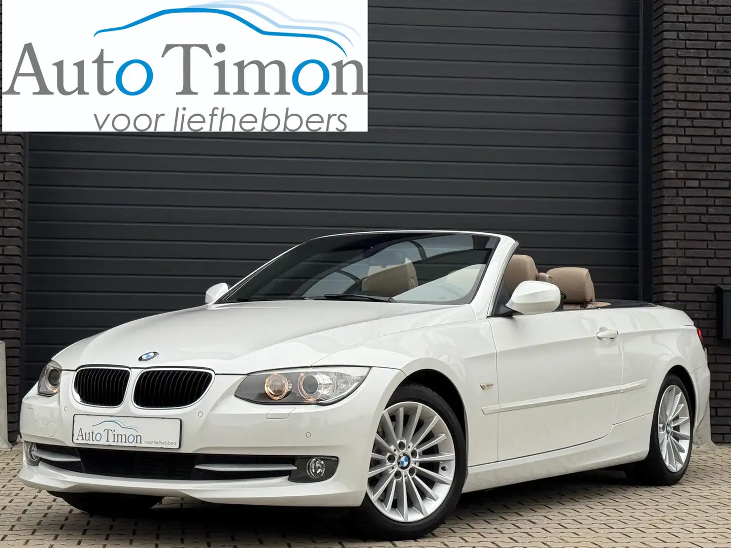 BMW 320 3-serie E93 LCI 320d Cabriolet High Executive Aut. Blanc - 1