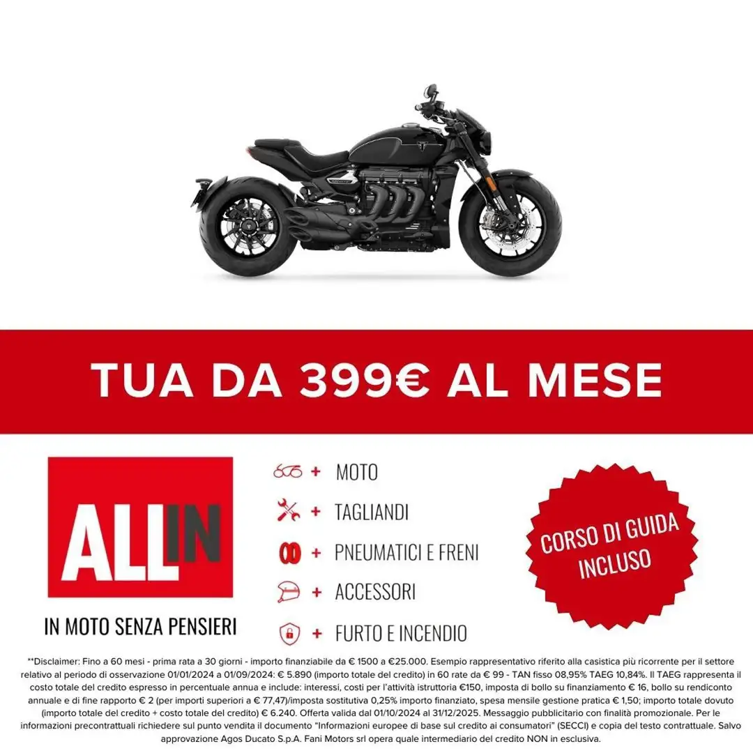 Triumph Rocket 3 R STORM Negro - 2