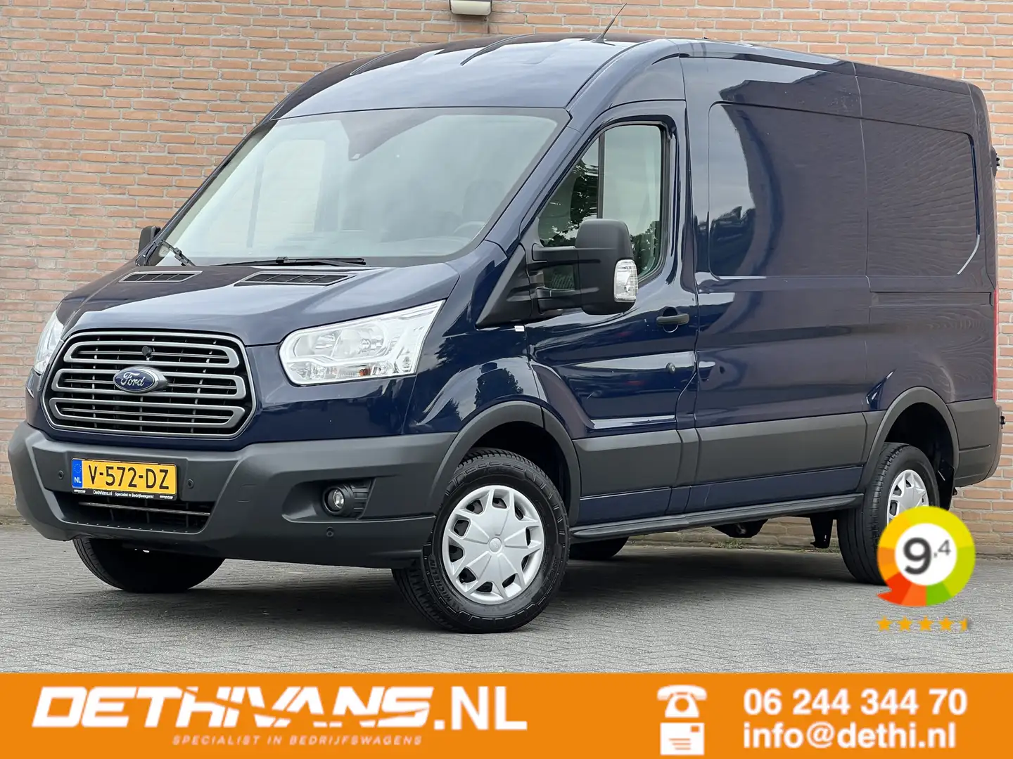 Ford Transit 2.0TDCI 131PK L2H2 Trekhaak 2.800kg / Navigatie / Albastru - 1