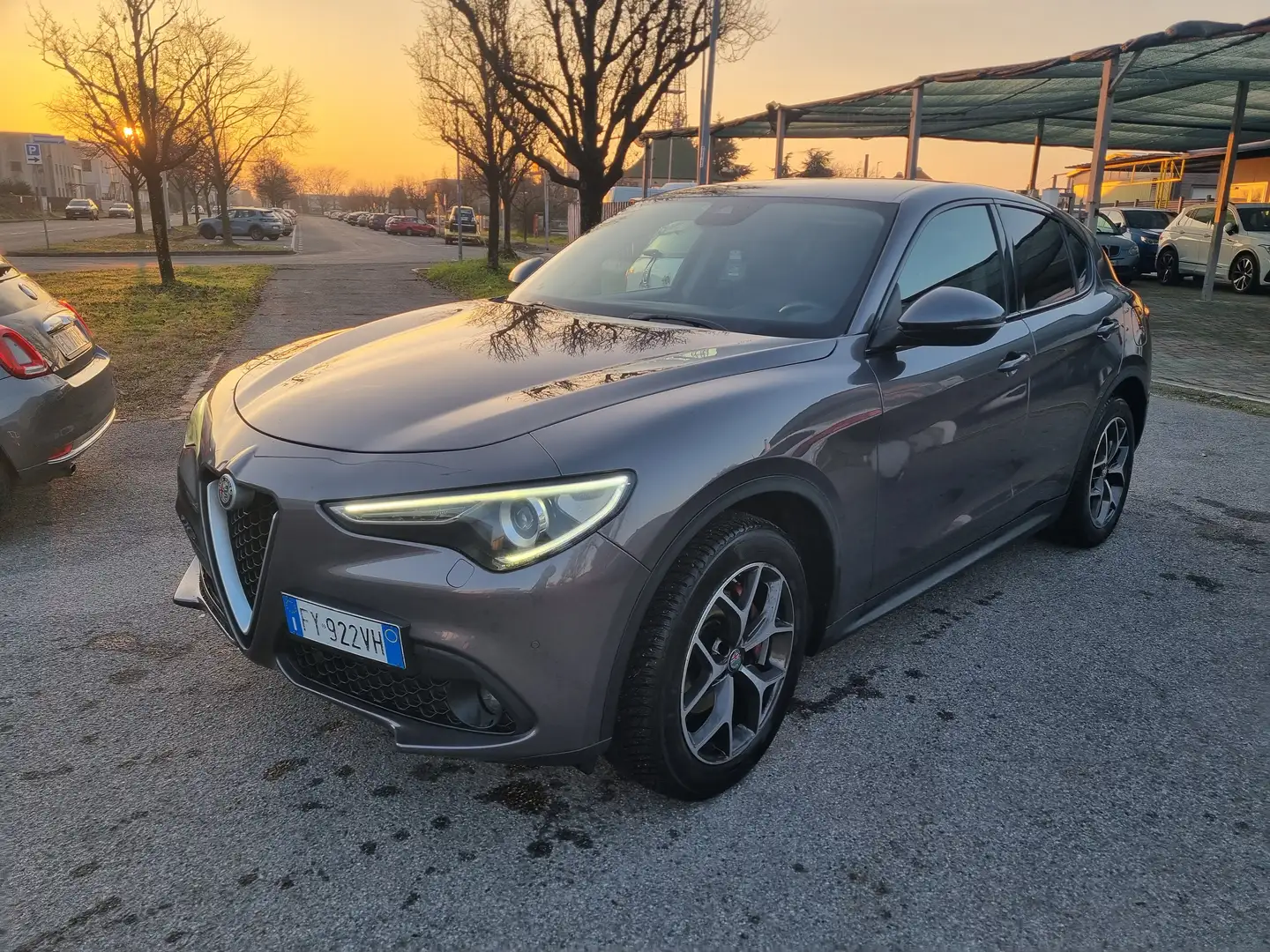 Alfa Romeo Stelvio Stelvio 2017 2.2 t Lusso Q4 210cv auto Gris - 2