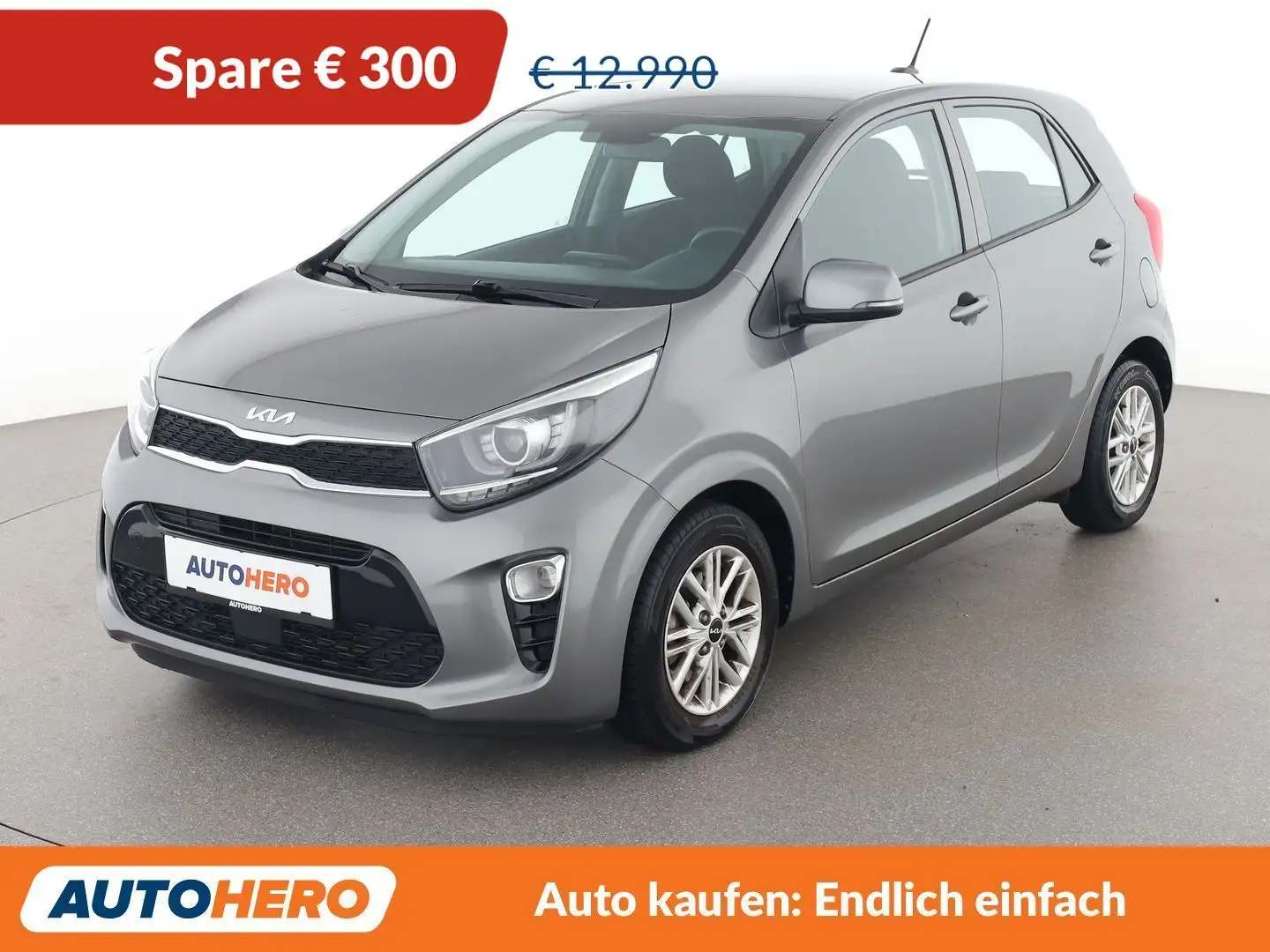 Kia Picanto 1.0 Silber Grau - 1