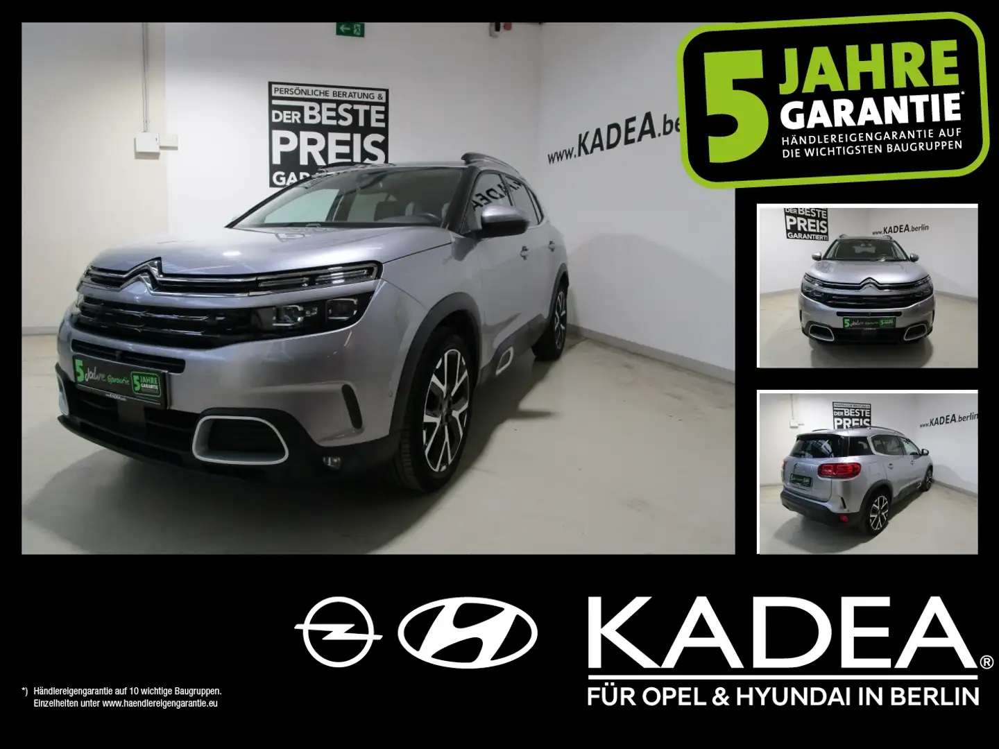 Citroen C5 Aircross 1.5 LED+Navi+SHZ+2xKlima+360+Kam.+LM Grau - 1