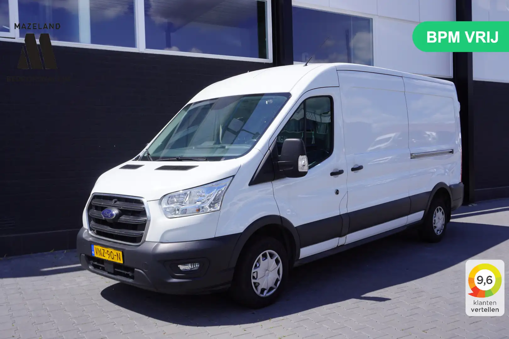 Ford Transit 2.0 TDCI L3H2 - 2x Schuifdeur EURO 6 - Airco - Cru Wit - 1