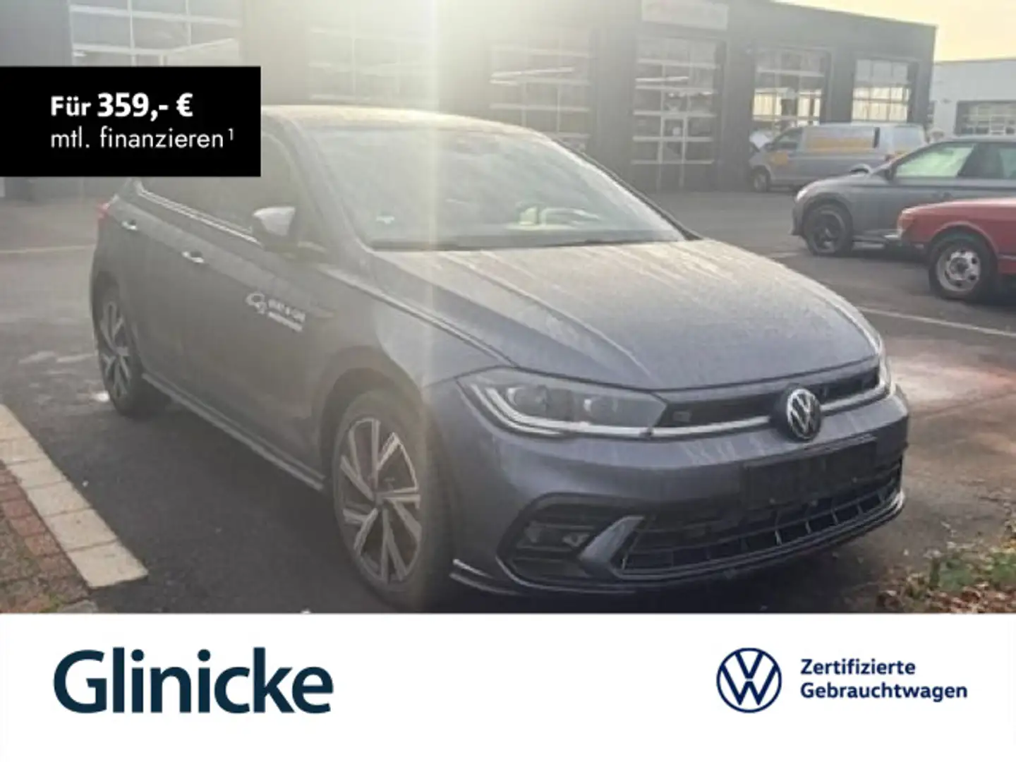 Volkswagen Polo 1.0 TSI DSG R-Line Navi Matrix-LED RFK PDC Grau - 1