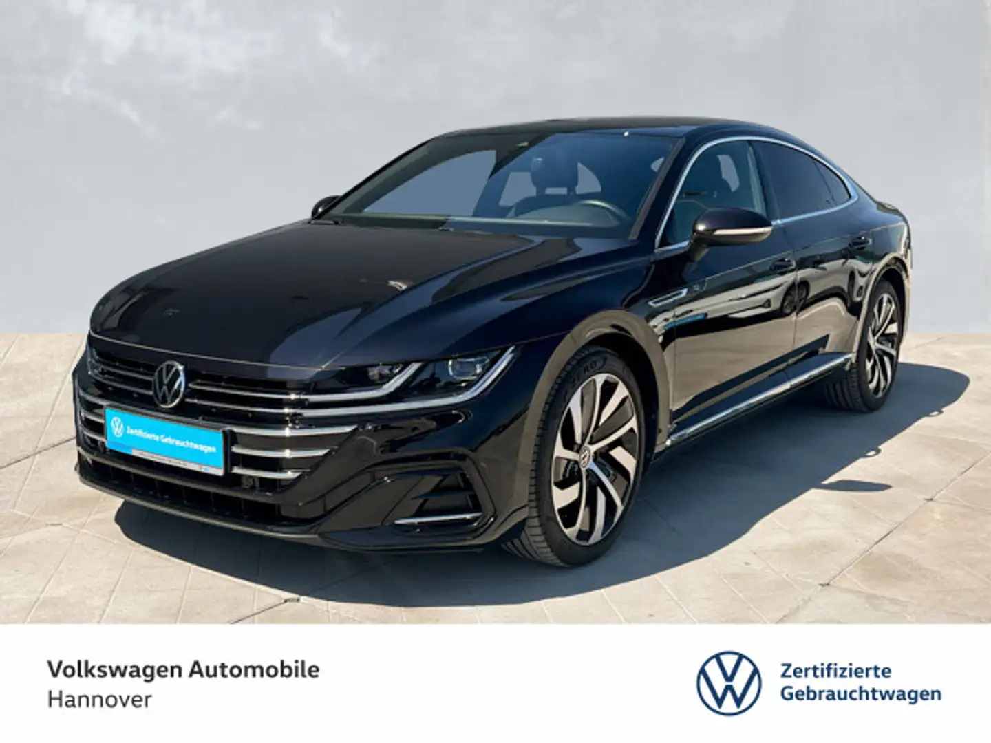 Volkswagen Arteon 2.0 TSI DSG R-Line Navi LED Pano PDC Kame Zwart - 1