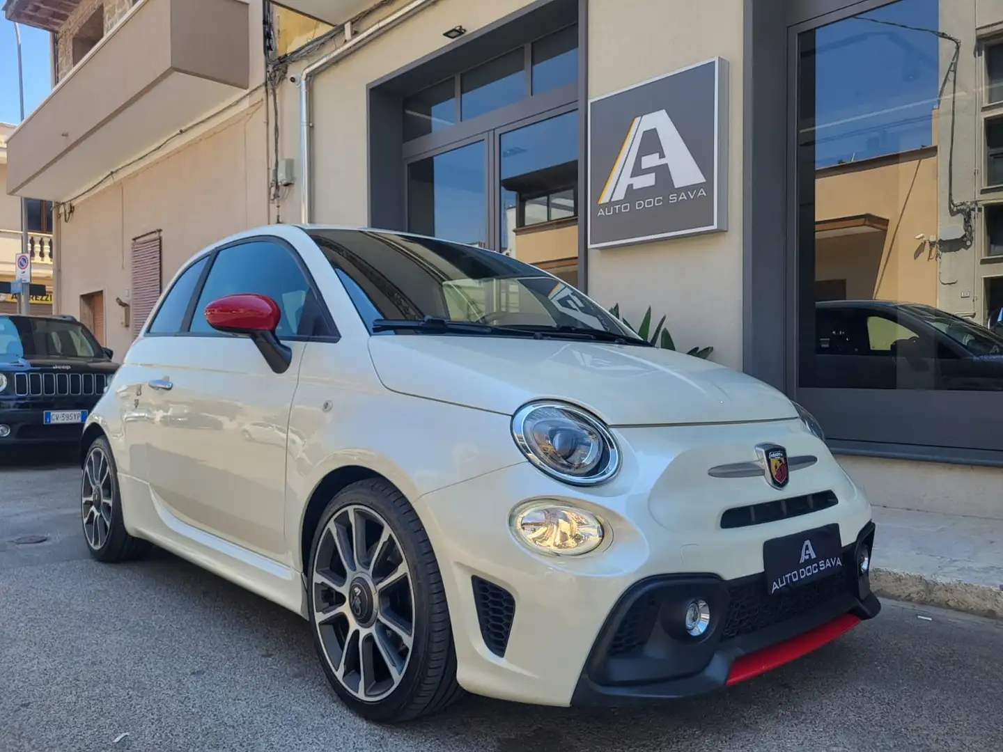 Abarth 595 595 1.4 t-jet Turismo 165cv+Led+Navy+Km 18500.. Bianco - 2