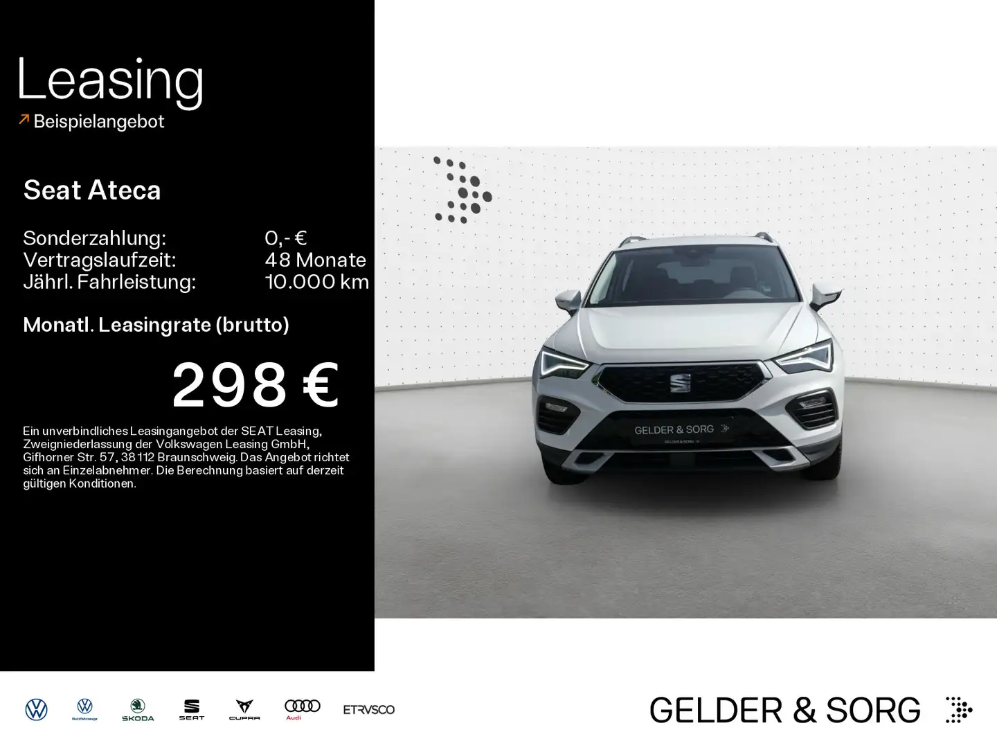 SEAT Ateca Style 1.5 TSI AHK*Sound*LED*EPH*NAVI*RFK* Blanco - 1