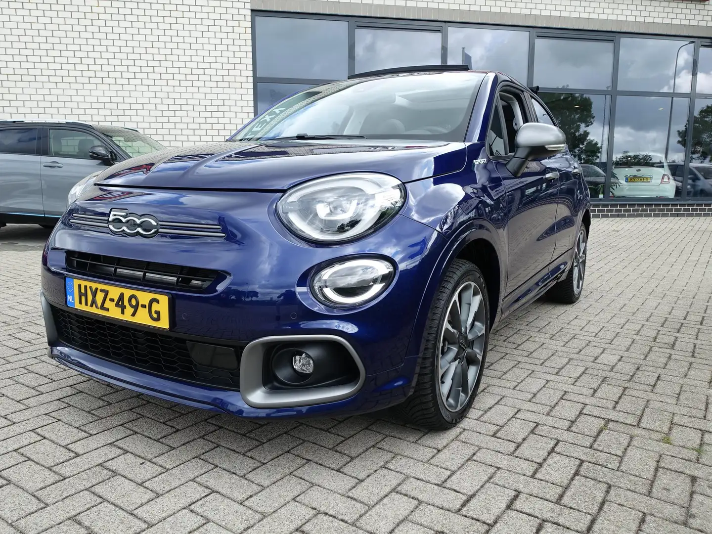Fiat 500X 1.5 Hybrid 130pk DCT CABRIO Sport Dolcevita Blauw - 2