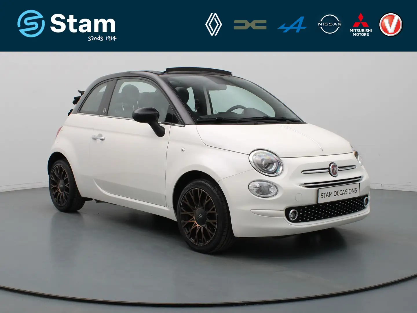 Fiat 500C 85pk TwinAir Turbo Sport Cruise | Carplay | Navi | Wit - 1