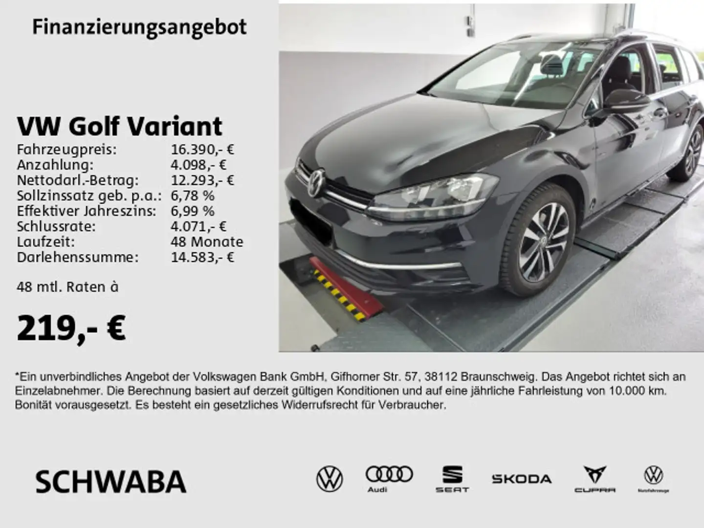 Volkswagen Golf Variant Golf VII Variant IQ.DRIVE 1.6 TDI *ACC*AHK*16''* Zwart - 1