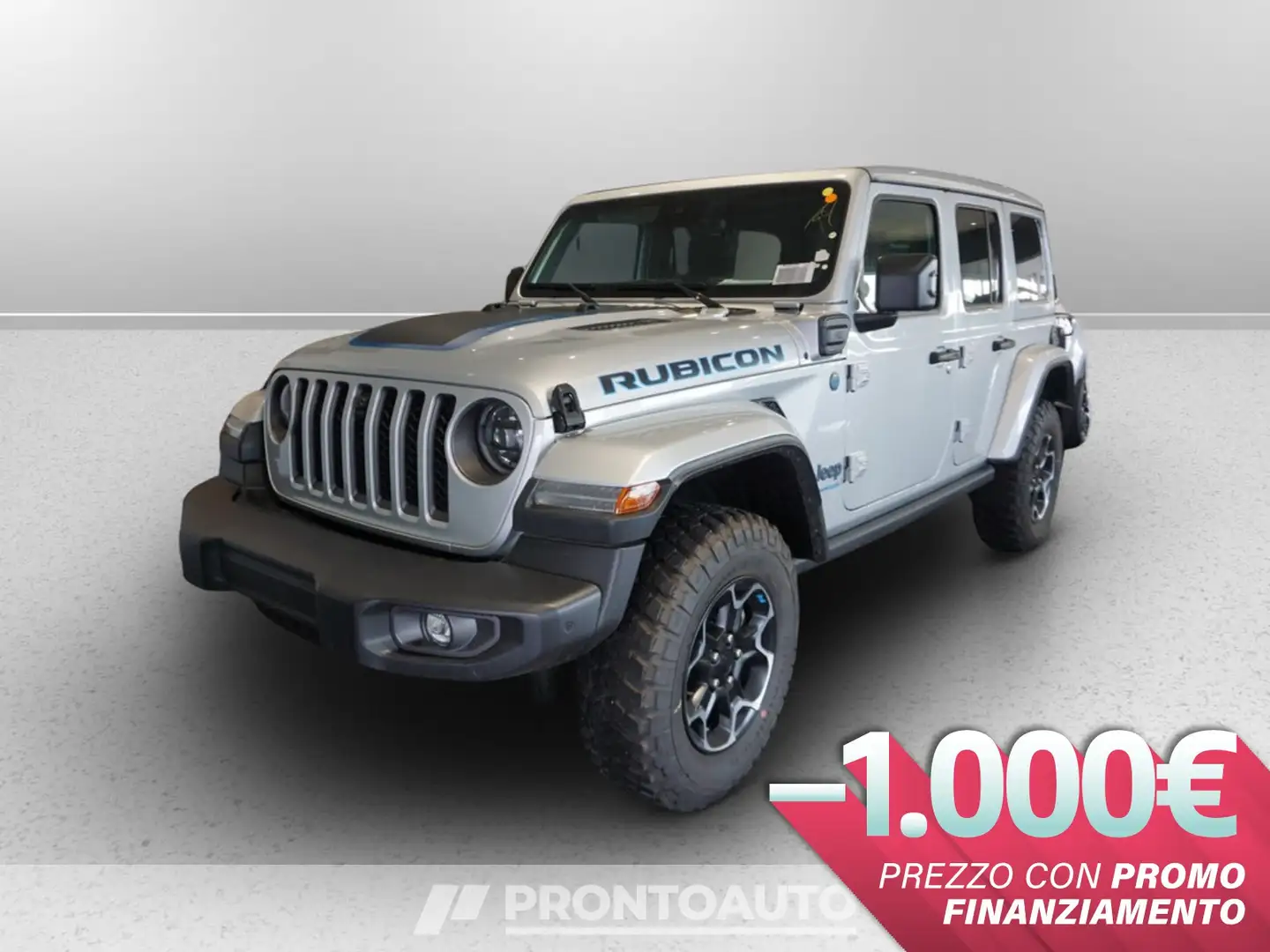 Jeep Wrangler unlimited 2.0 atx phev rubicon 4xe auto Grigio - 1