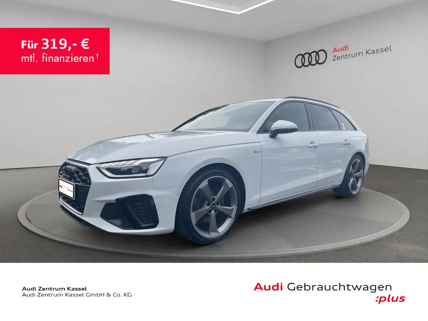 Audi A4 35 TDI S line comp. LED HuD AHK 360° Weiß - 1