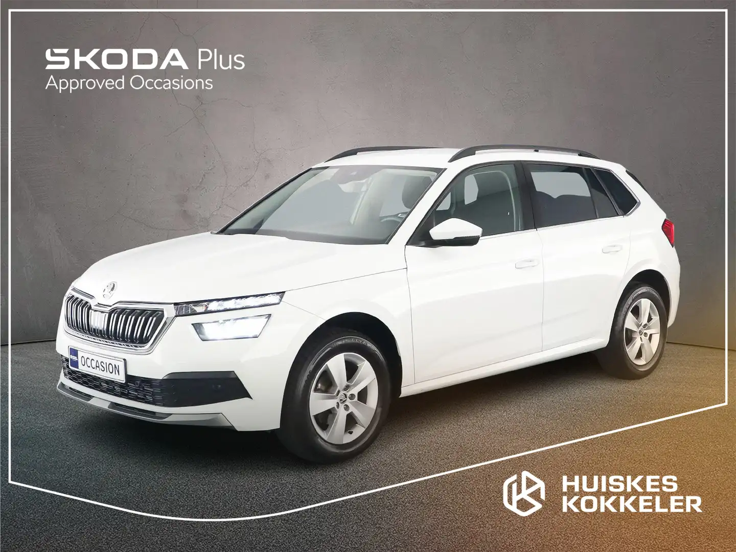 Skoda Kamiq Ambition 1.0 TSI 110pk DSG Automaat Achteruitrijca Blanco - 1