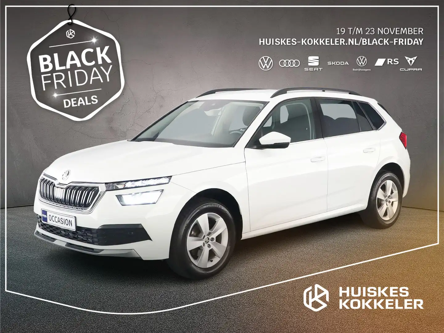 Skoda Kamiq Ambition 1.0 TSI 110pk DSG Automaat Achteruitrijca Wit - 1