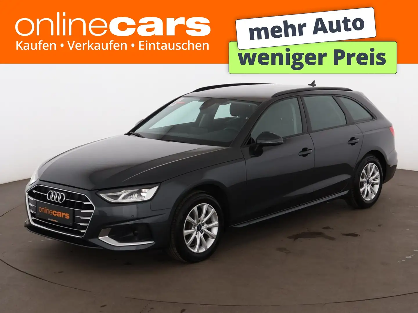 Audi A4 Avant 35 TDI advanced Aut LED LEDER NAVI TEMP Grau - 1